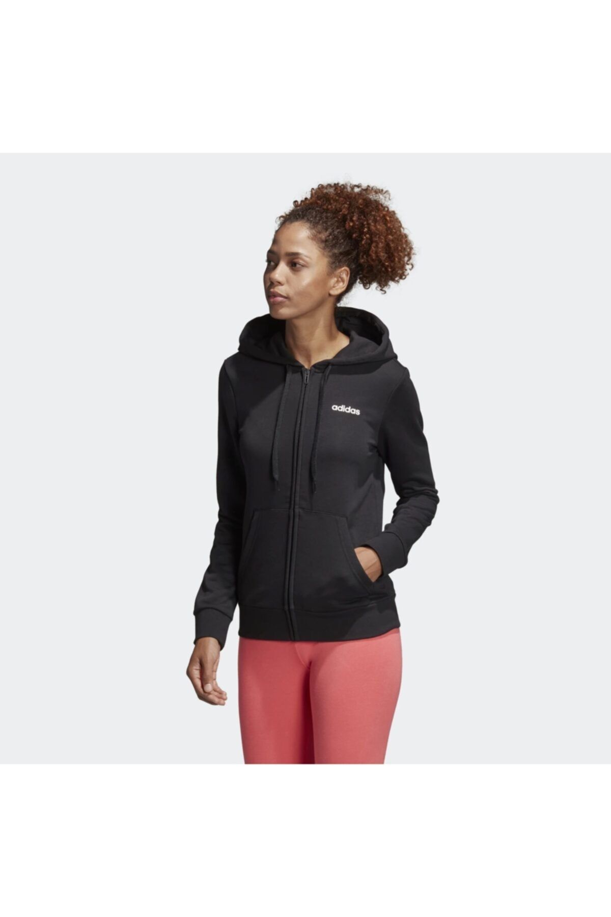 adidas Kadın Siyah Essentials Spor Sweatshirt
