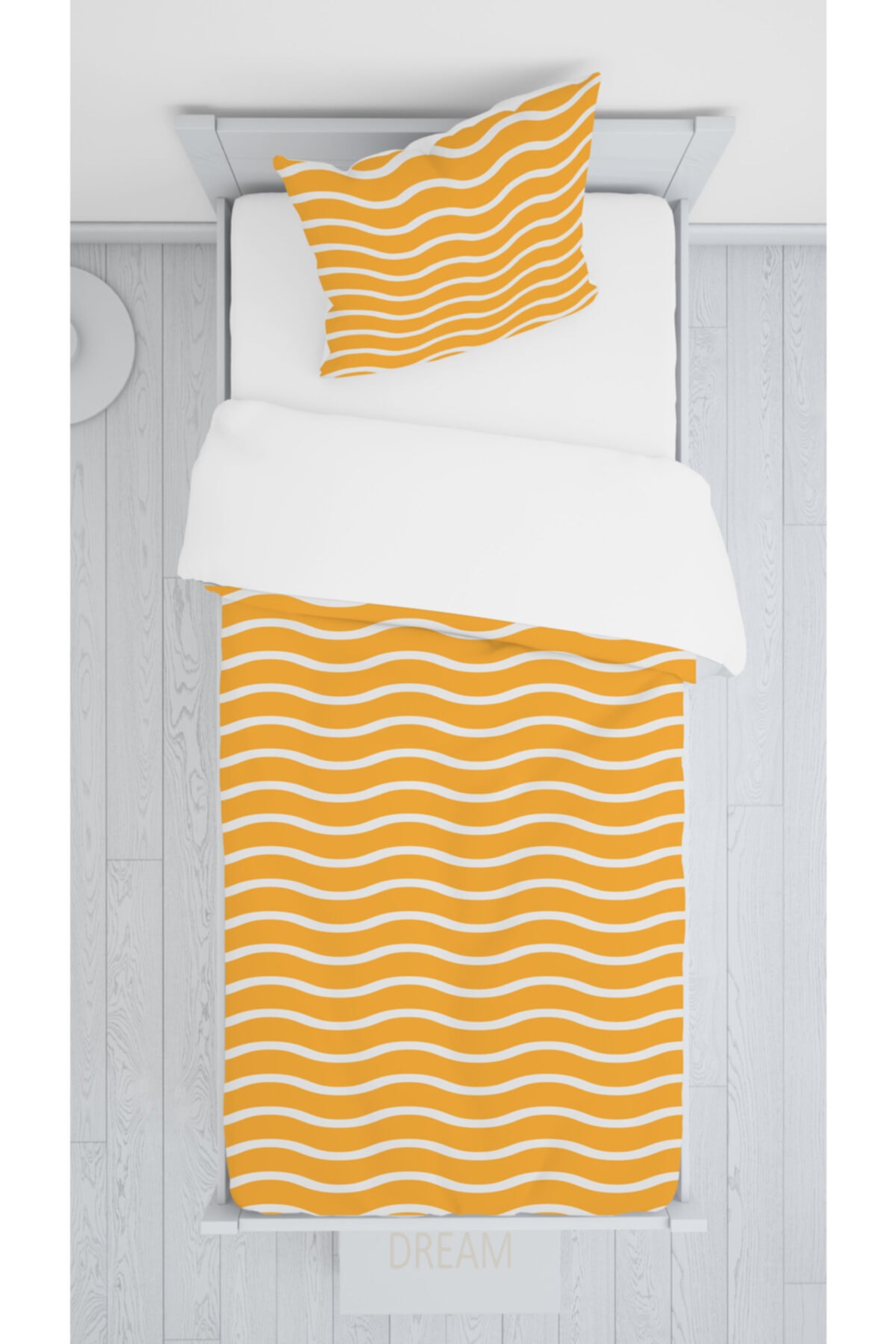 halımarkt Sarı Yatak Örütüsü Takımı Hm-b216dekoratif