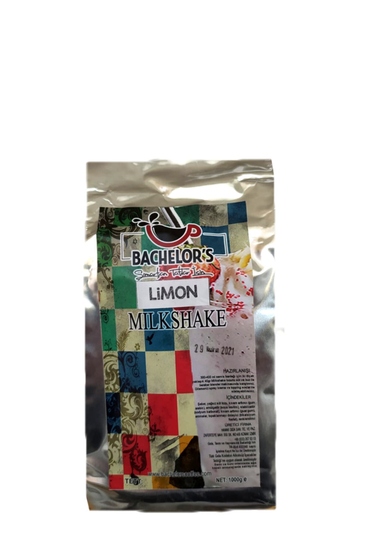 Bachelors Limon Aromalı Milkshake Tozu 1000 gr