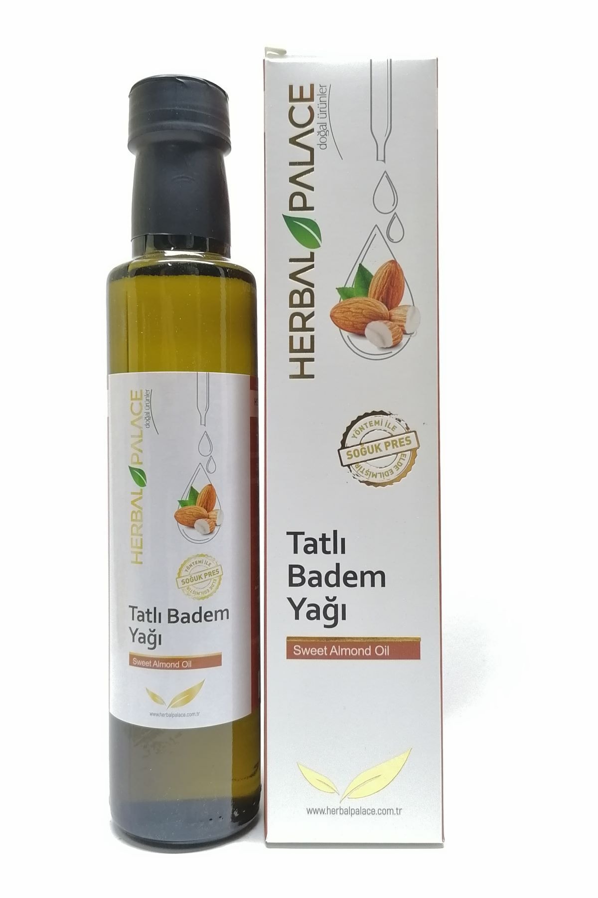 Herbal Palace Tatlı Badem Yağı (Soğuk Press) 250 ml