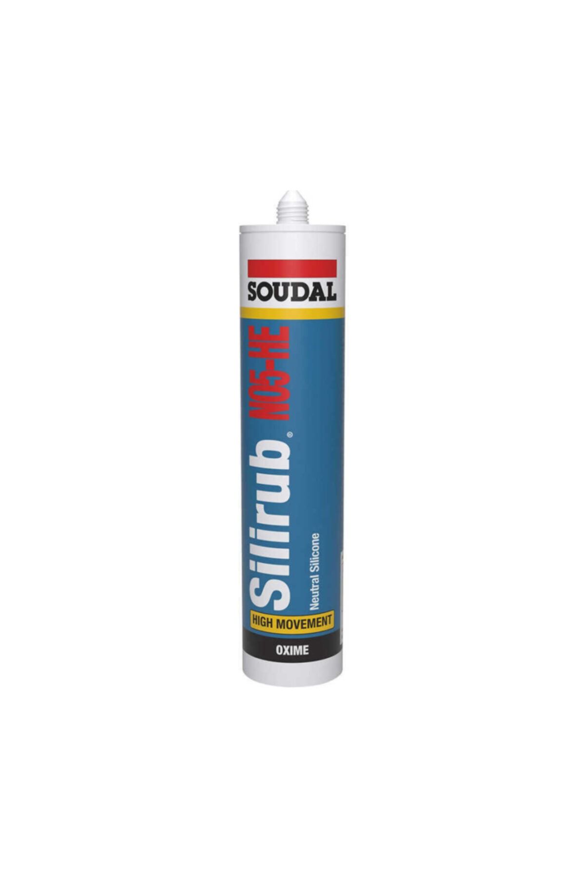 Soudal Silirub NO5-HE Nötr Dış Cephe Derz Dolgu Silikonu 300 ml Siyah