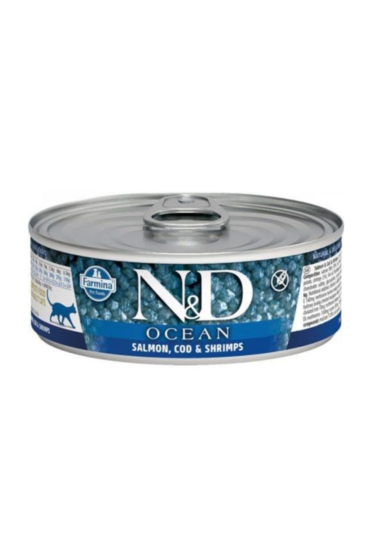N&D Ocean M.Balığı & Karides &Balkabağı Yavru Kedi 80 Gr