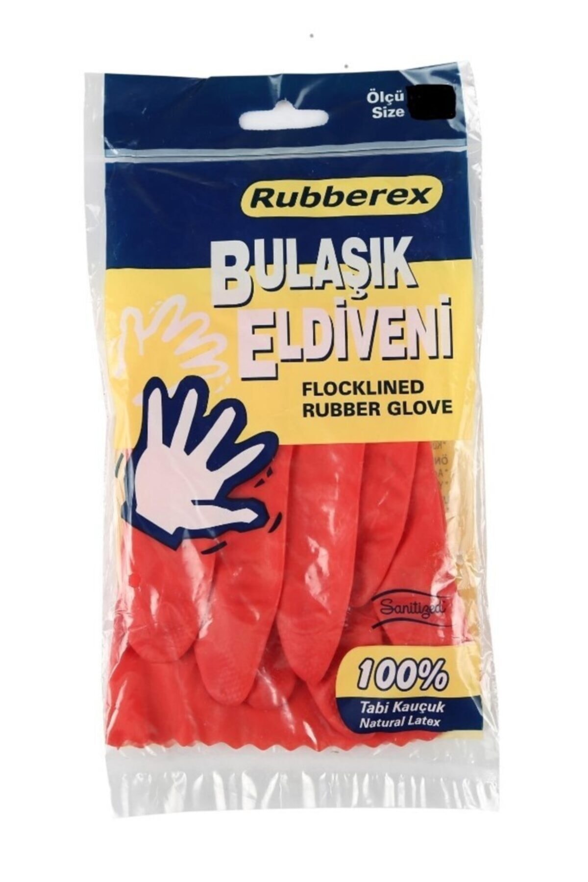jhalani Rubberex %100 Doğal Kauçuk Eldiven No:9,5