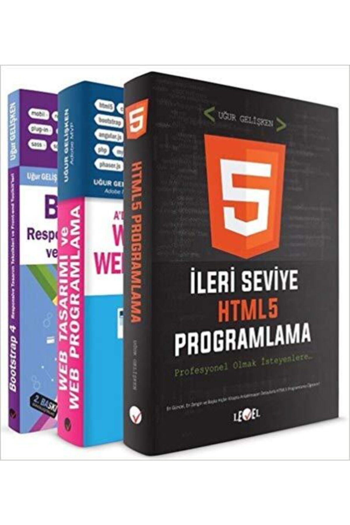Level Kitap Responsive Web Tasarım ve Frond-End / Back-End Programlama Eğitim Seti