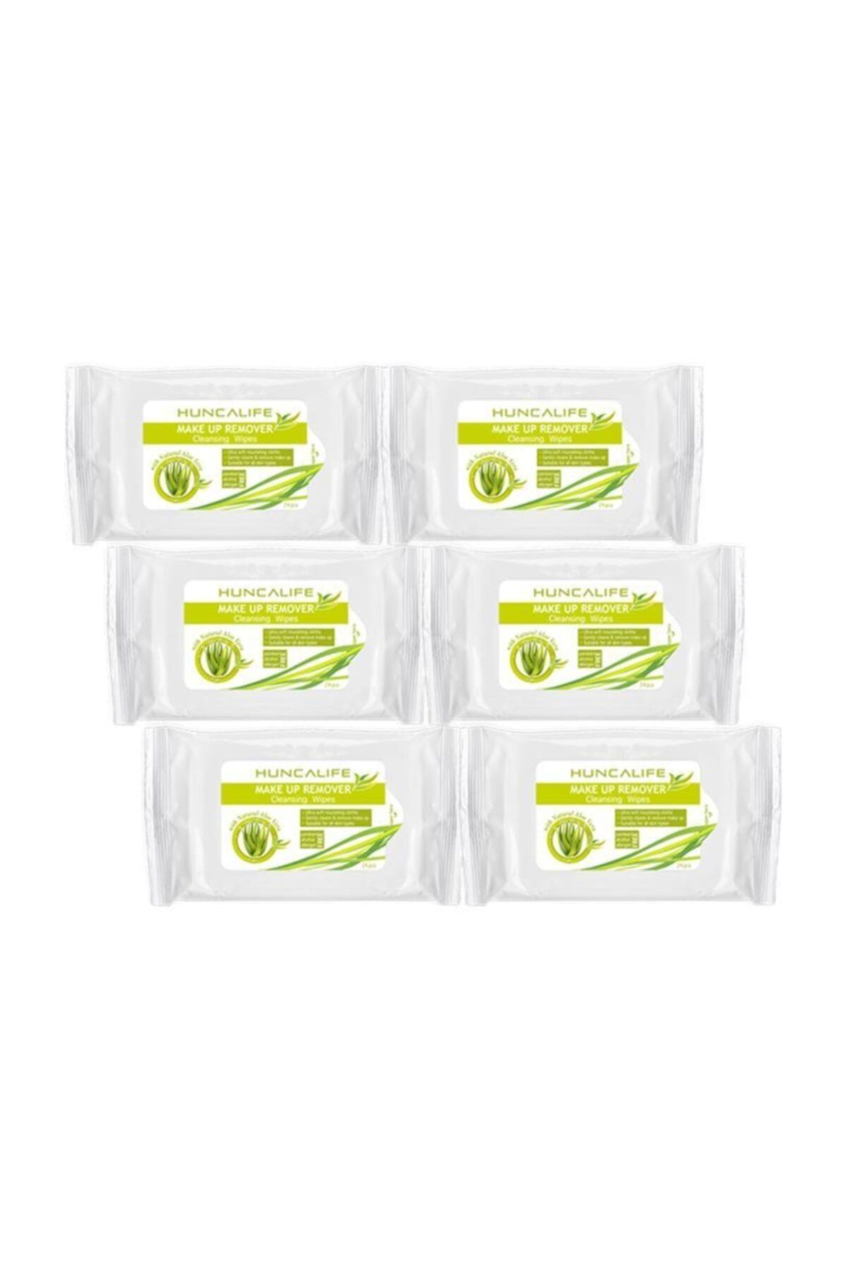 Huncalife Make Up Remover-Makyaj Temizleme Mendili 6 lı set