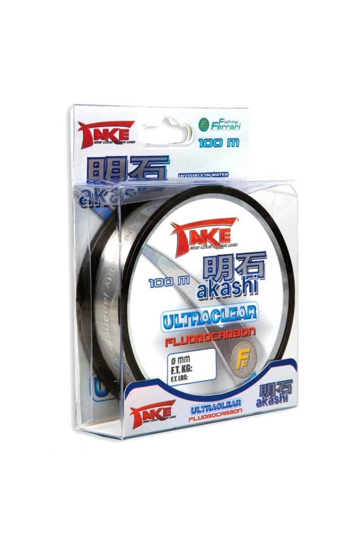 LİNEAEFFE Lineaeffe Akashi Ultra Fluoro Carbon Olta Misinası 100Mt 0.28 mm