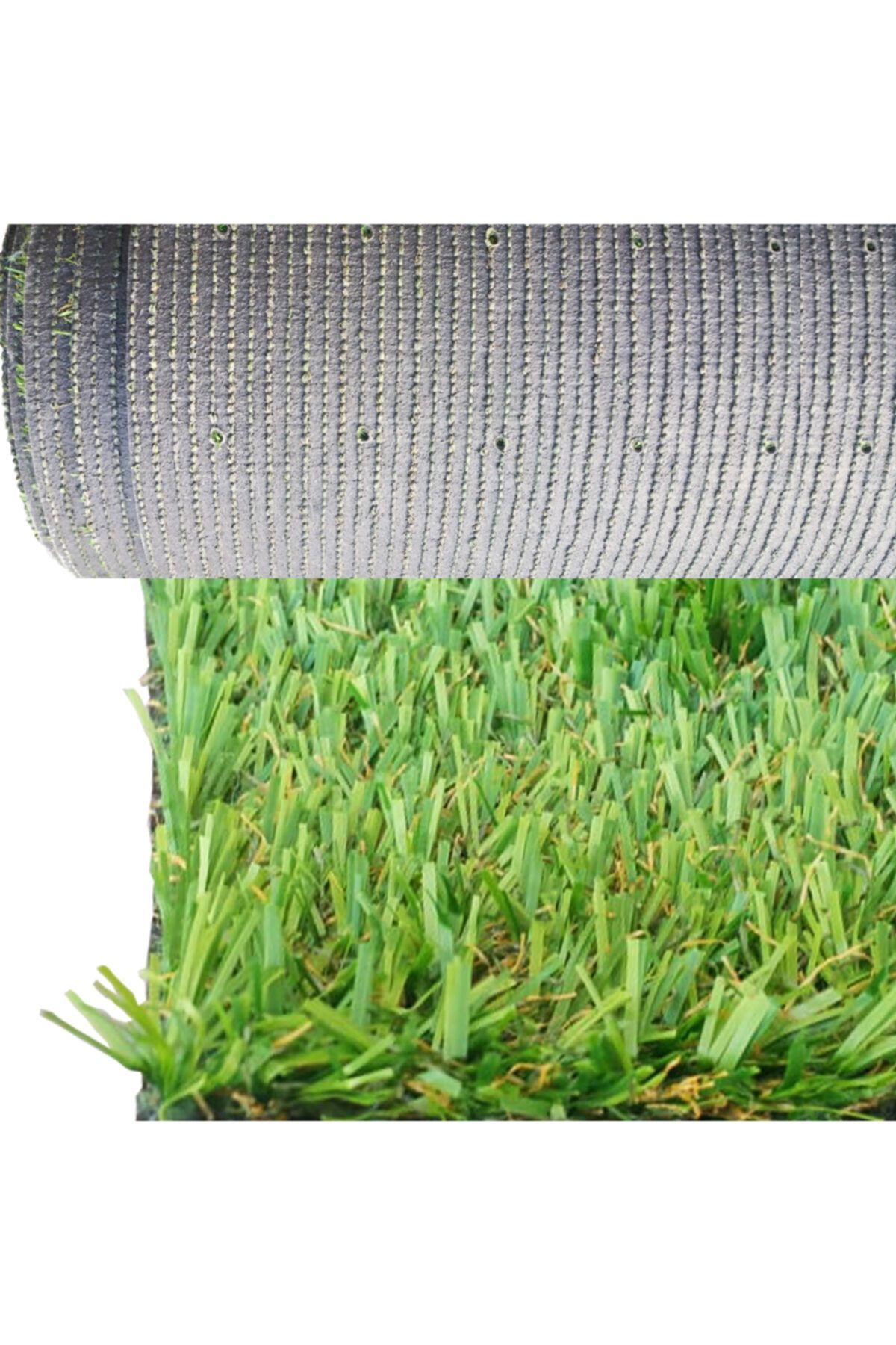 forfloor 20 mm Otlu Yapay Çim Halı Landascape Çim Halı En 250 cm