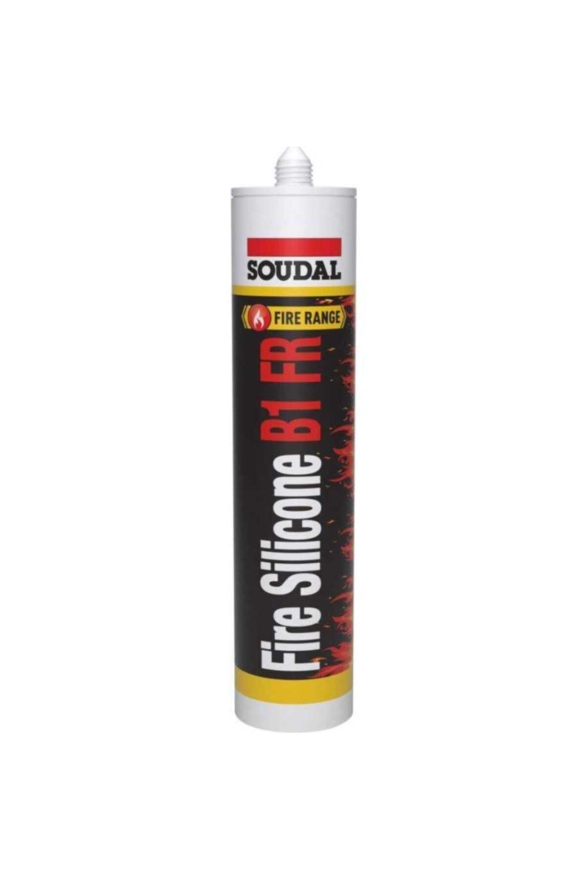 Soudal Firesilicone B1 FR Sertifikalı Yangına Dayanıklı Silikon 310 ml Beyaz