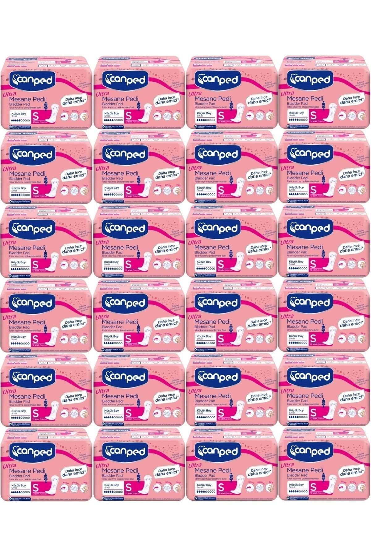 Canped Mesane Pedi Ultra Small-Küçük 288 Adet (24Pk*12)