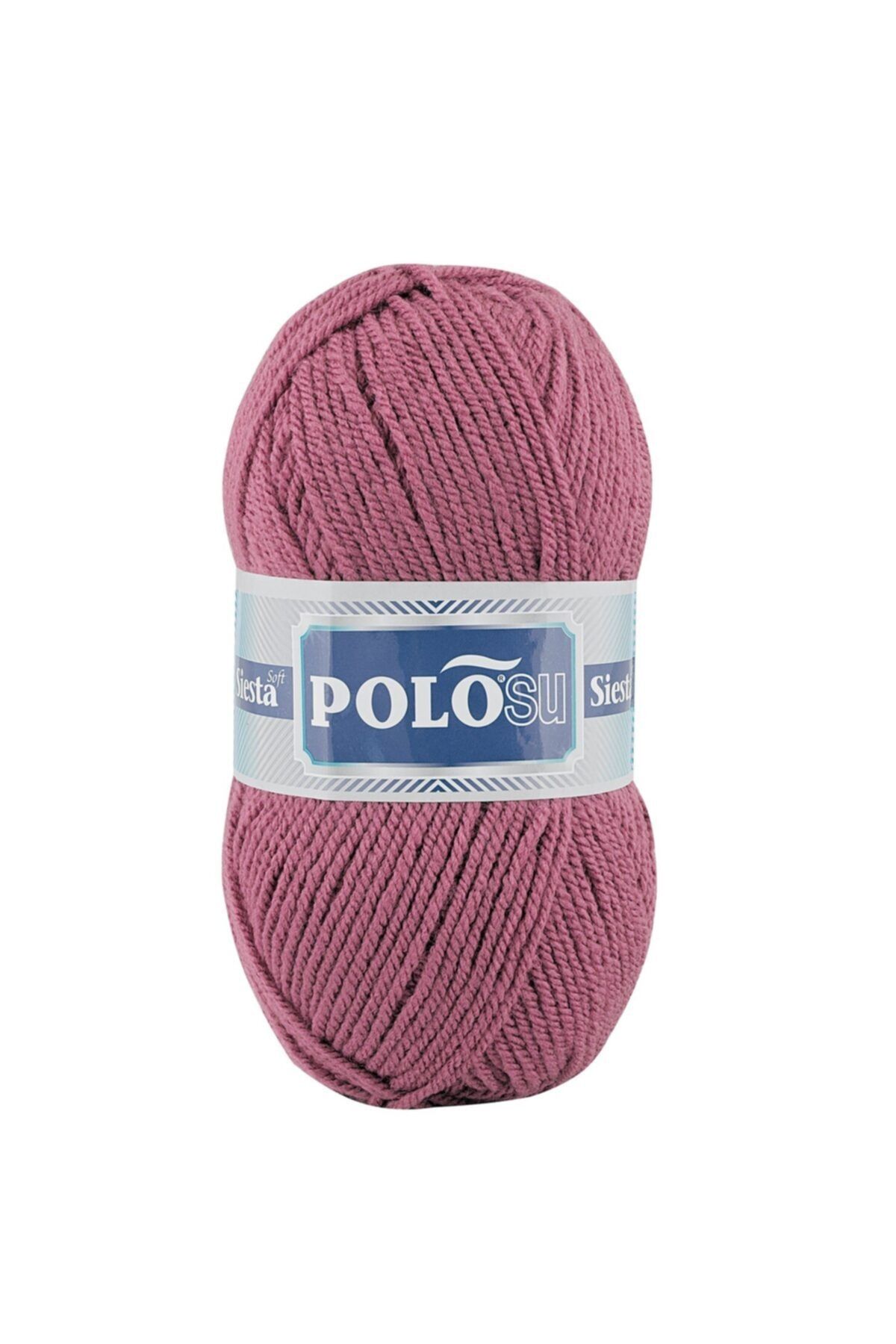 Polosu Siesta Soft - Atkı Yelek Kazak El Örgü Ipliği - Mürdüm - Renk: 216