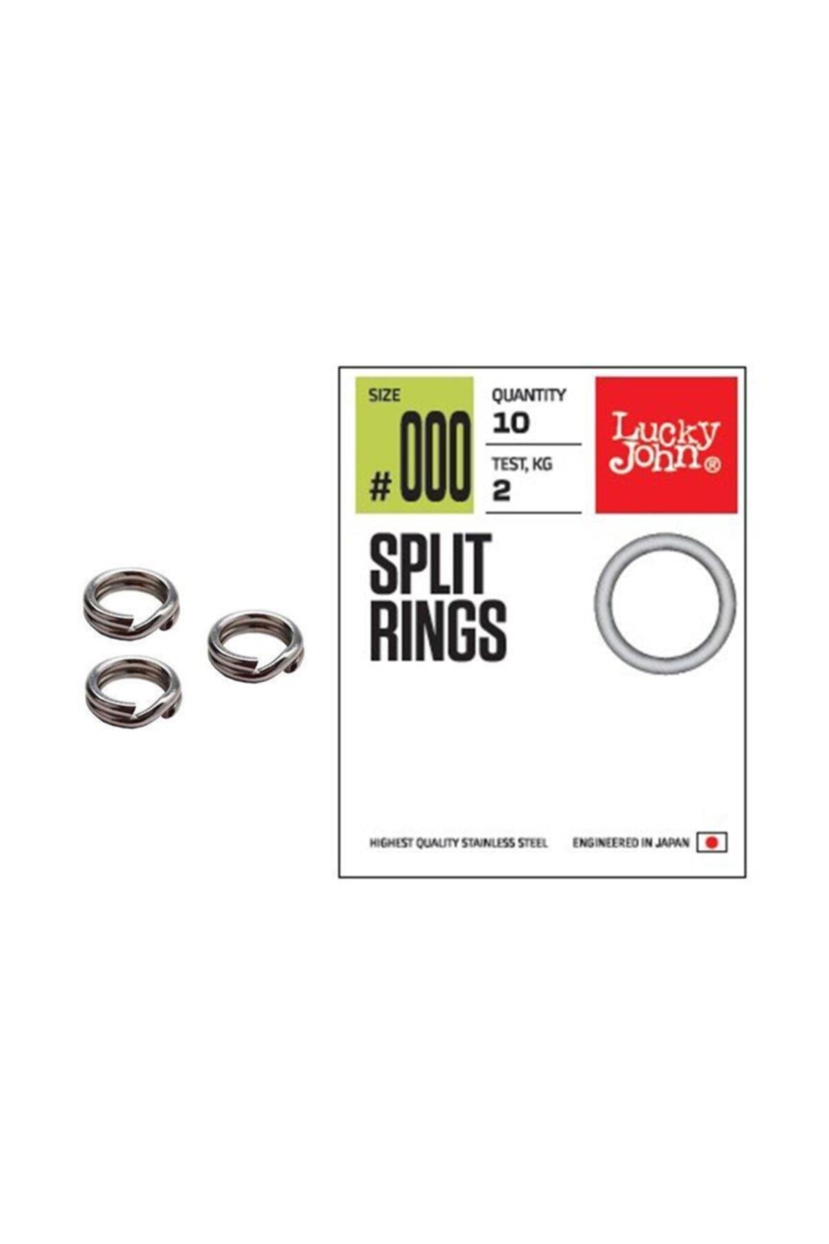 LUCKY JOHN splıt halka #0000 2KG 10P