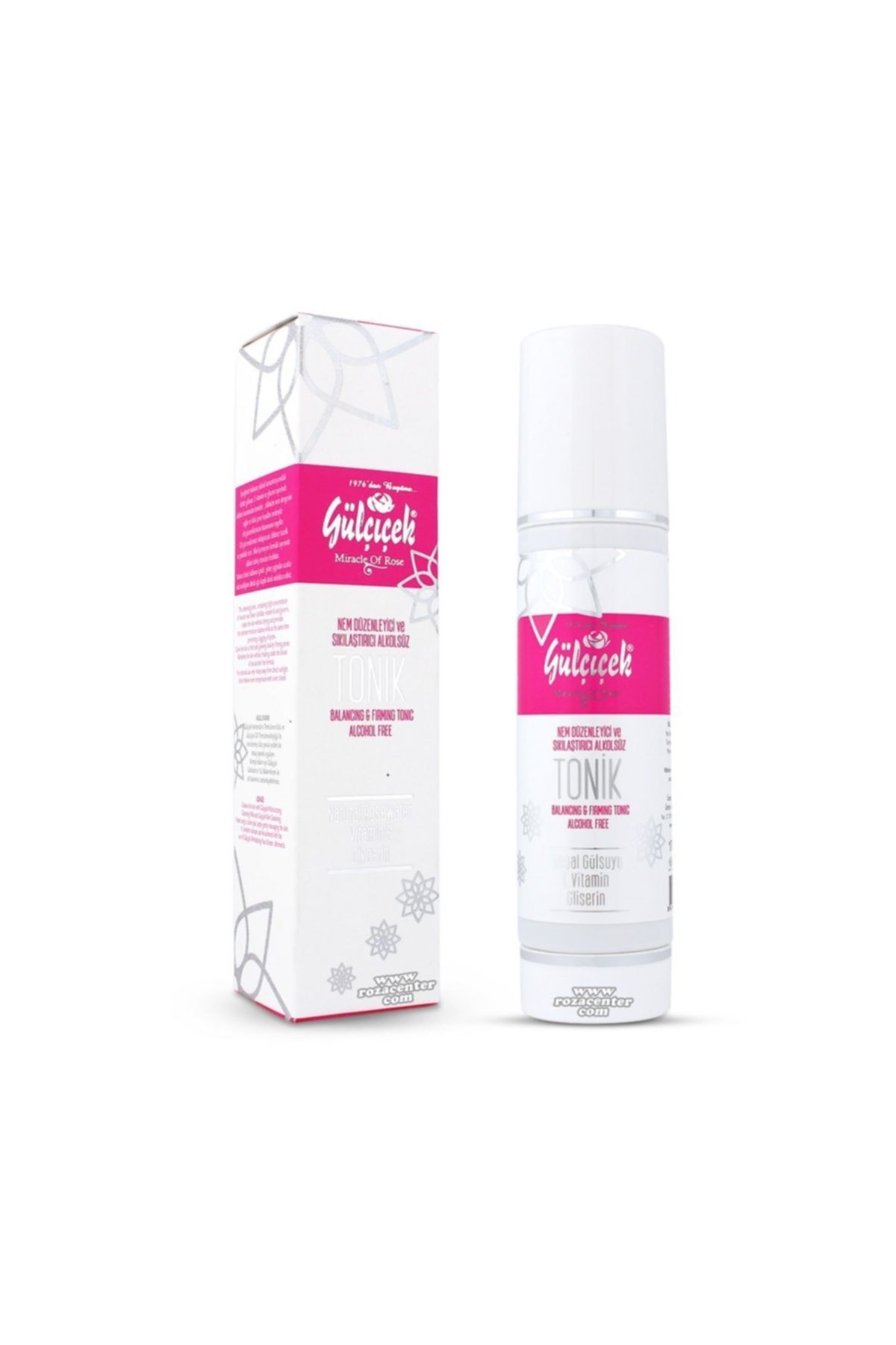 GÜLÇİÇEK KOZMETİK Gülçiçek - Nem Düzenleyici ve Sıkılaştırıcı Alkolsüz Tonik 150 ml
