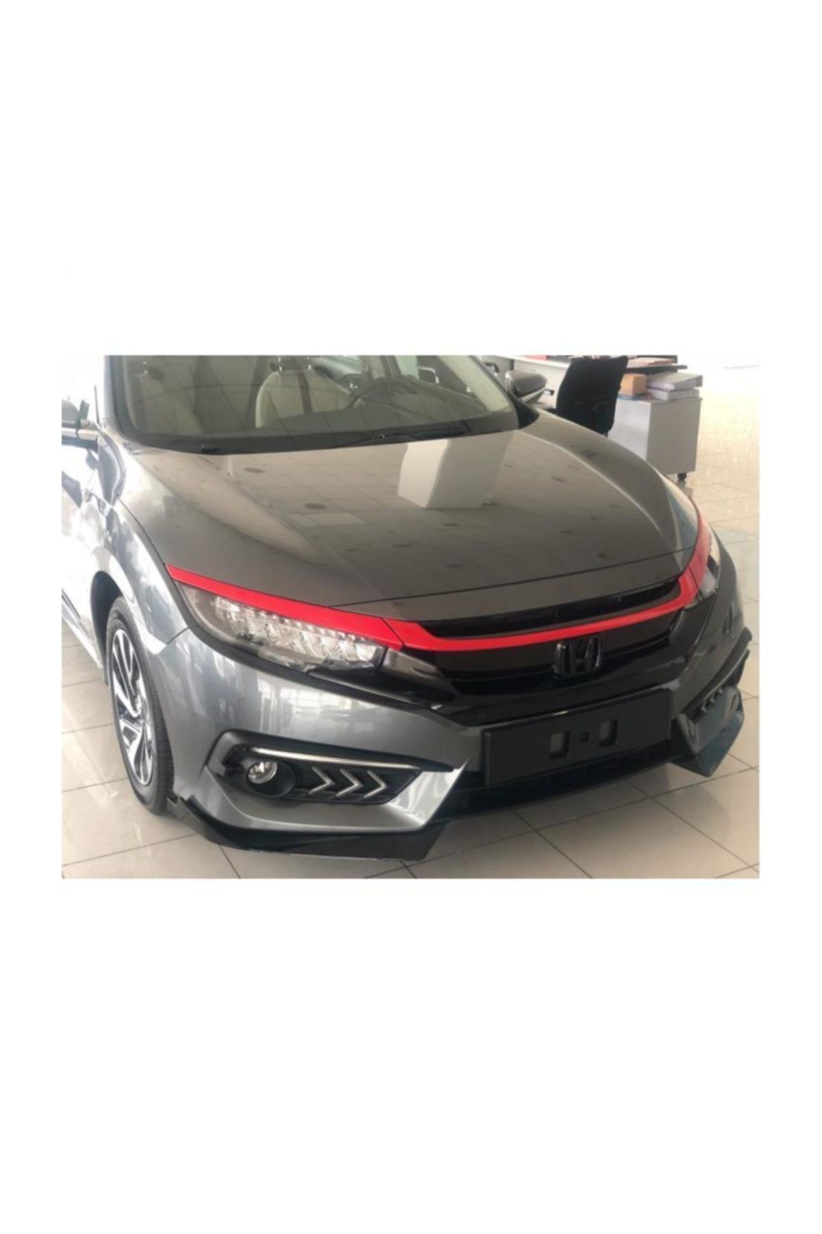 honda civic fc5 fk7 on panjur ust kaplama kirmizi fiyati yorumlari trendyol