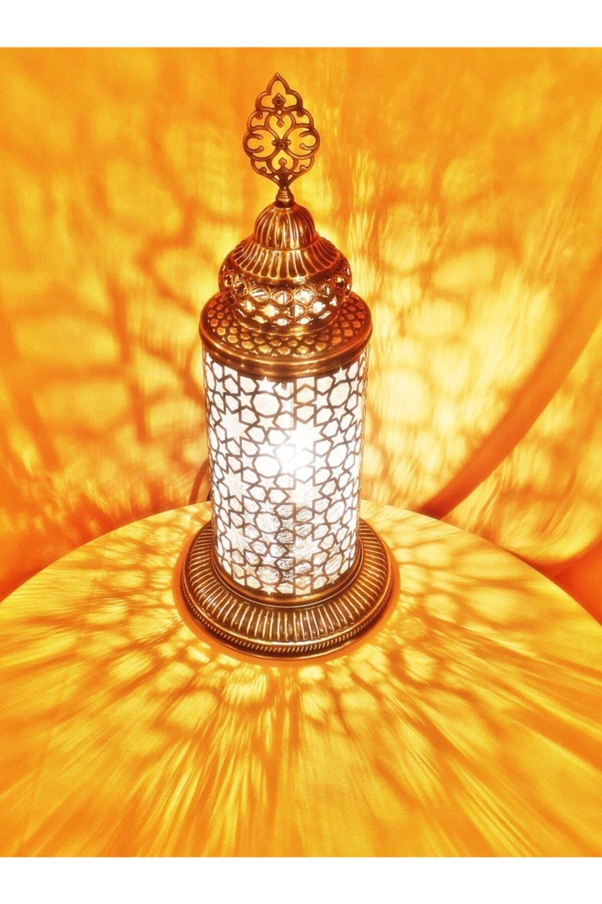 the istanbul lamp OSMANLI DEKORATİF SARI PİRİNÇ AYDINLATMA