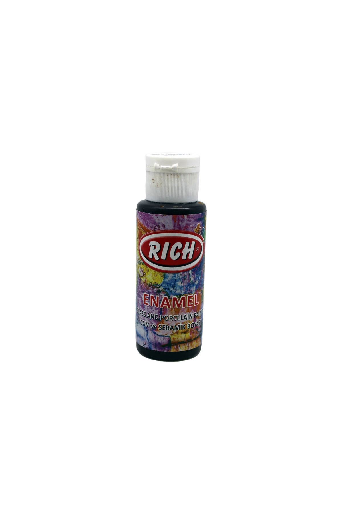Rich Enamel Cam ve Seramik Boyası - Çikolata 328