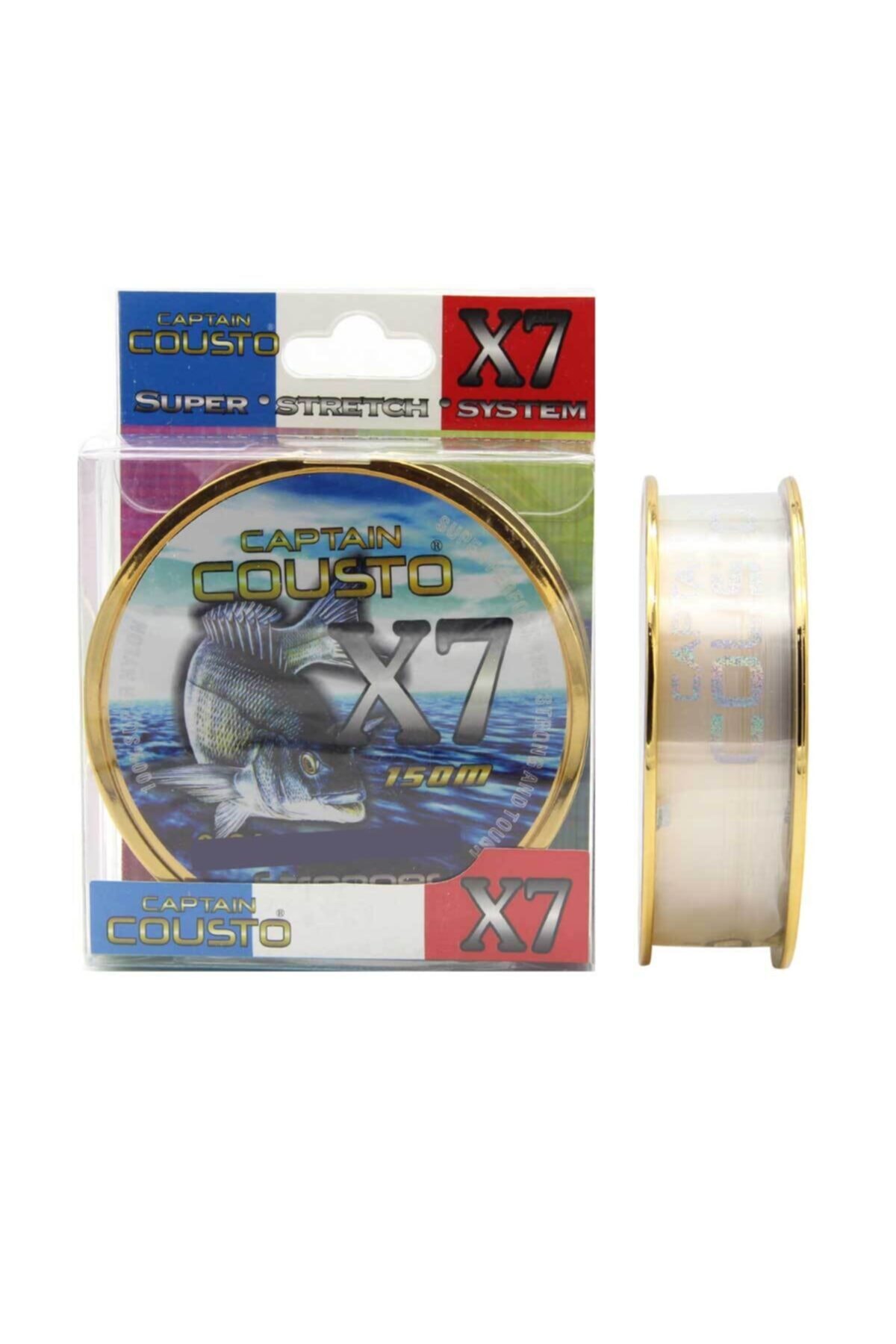 CAPTAİN CUSTO Captain Custo X7 100% Süper Carbon Olta Misinası 150Mt 0.28 mm