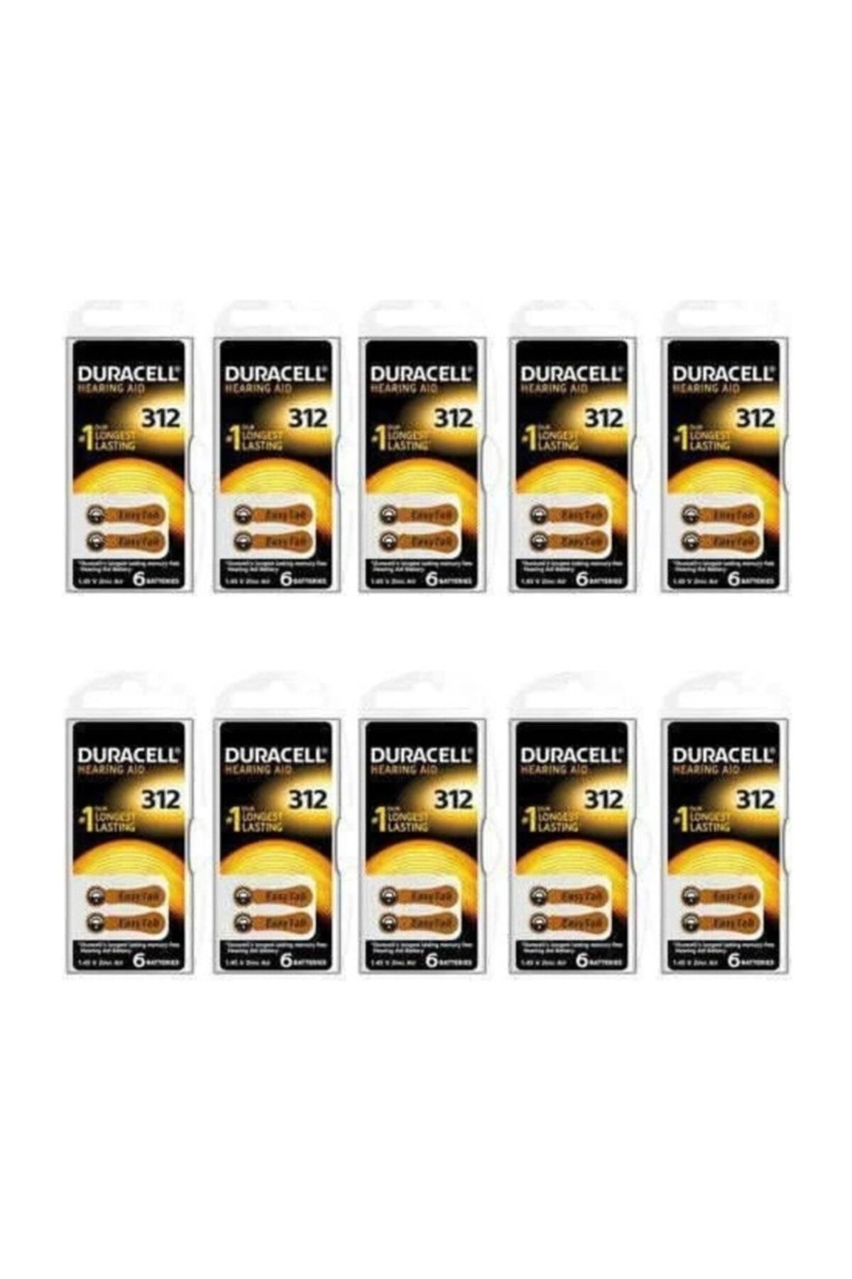 Duracell İşitme Cihazı Pili 312 Numara 60'lı