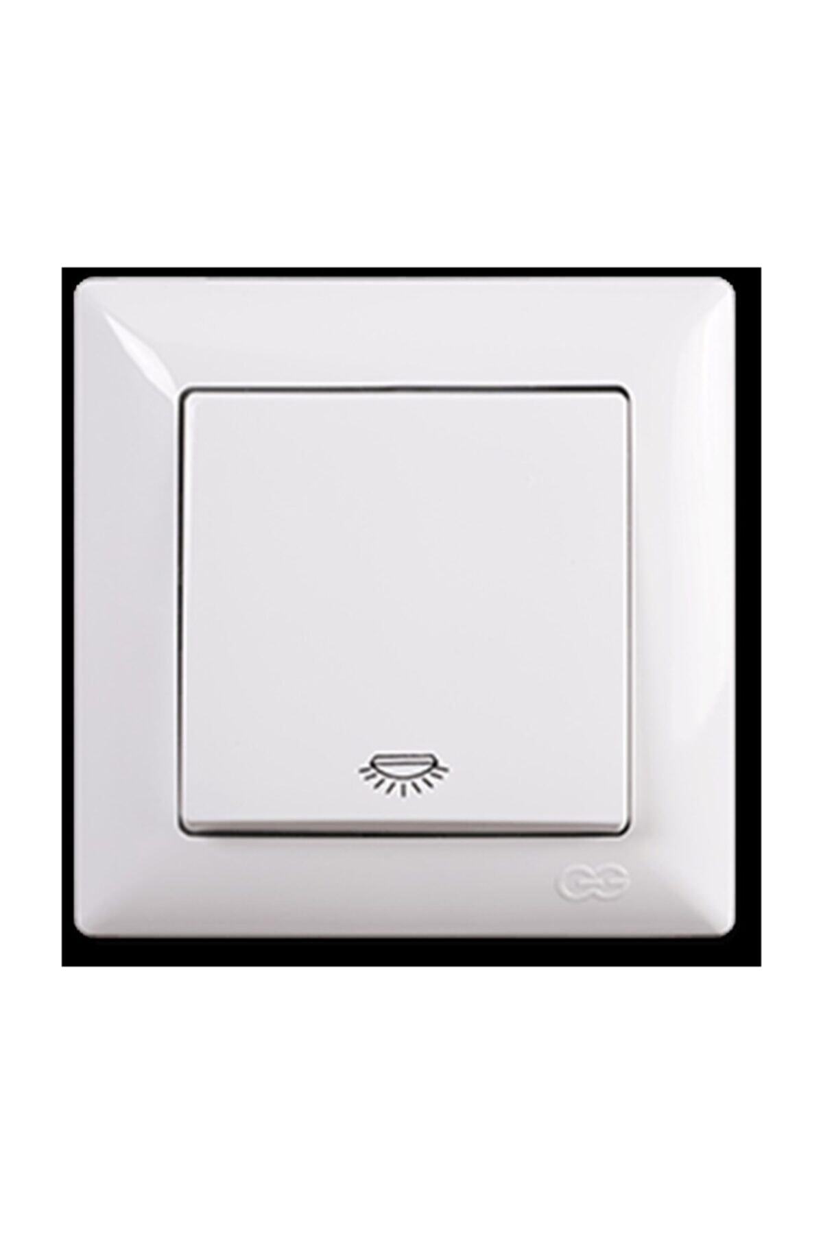 Günsan Elektrik Günsan Beyaz Zil Butonu (LİHT) Visage Seri 01281100150105