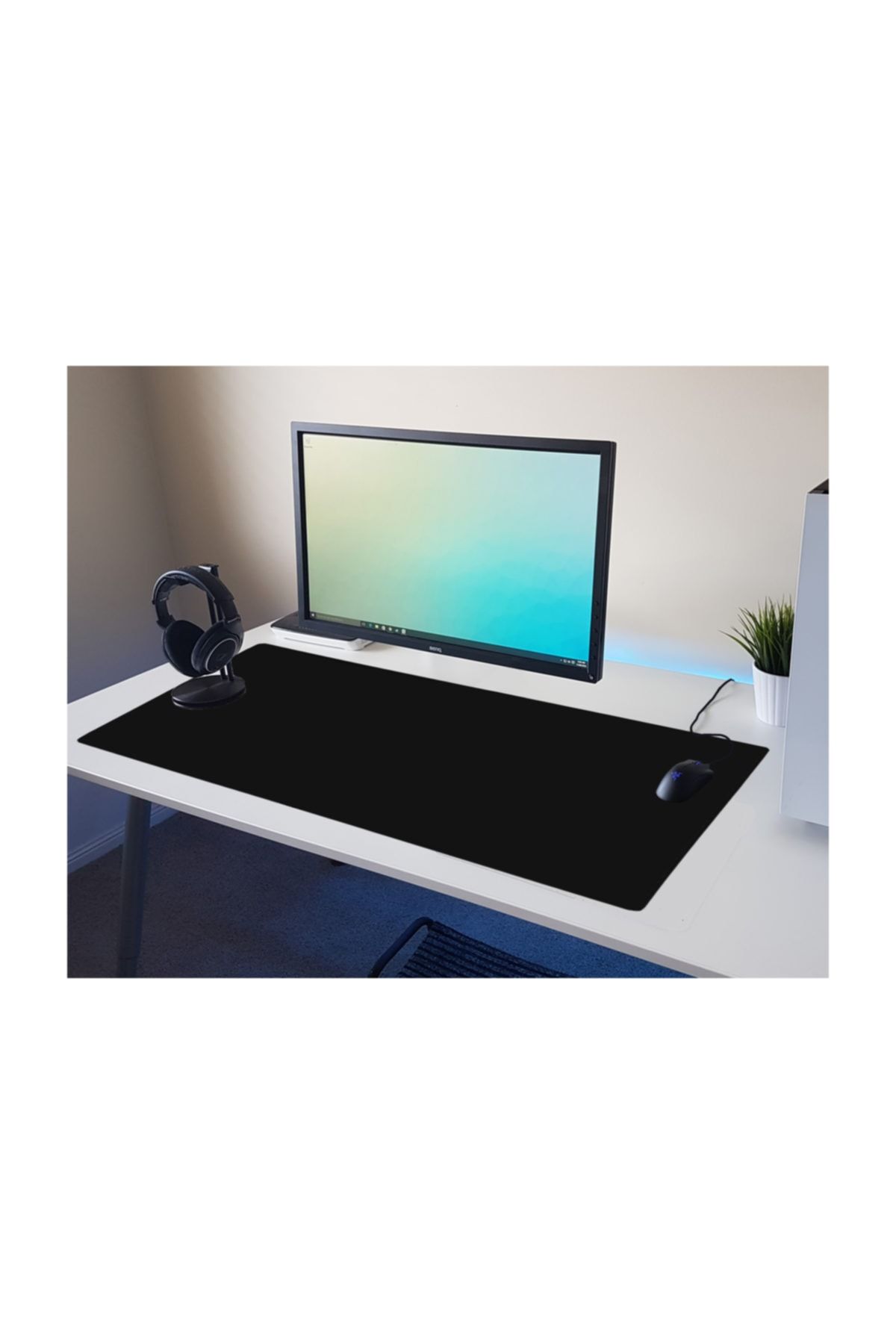porge pro gaming oyuncu mousepad xl 90x40 mouse pad buyuk siyah fiyati yorumlari trendyol