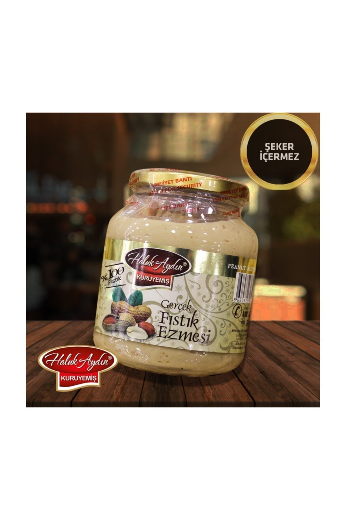HALUK AYDIN KURUYEMİŞ GERÇEK FISTIK EZMESİ 320 GR - HALUK AYDIN KURUYEMİŞ