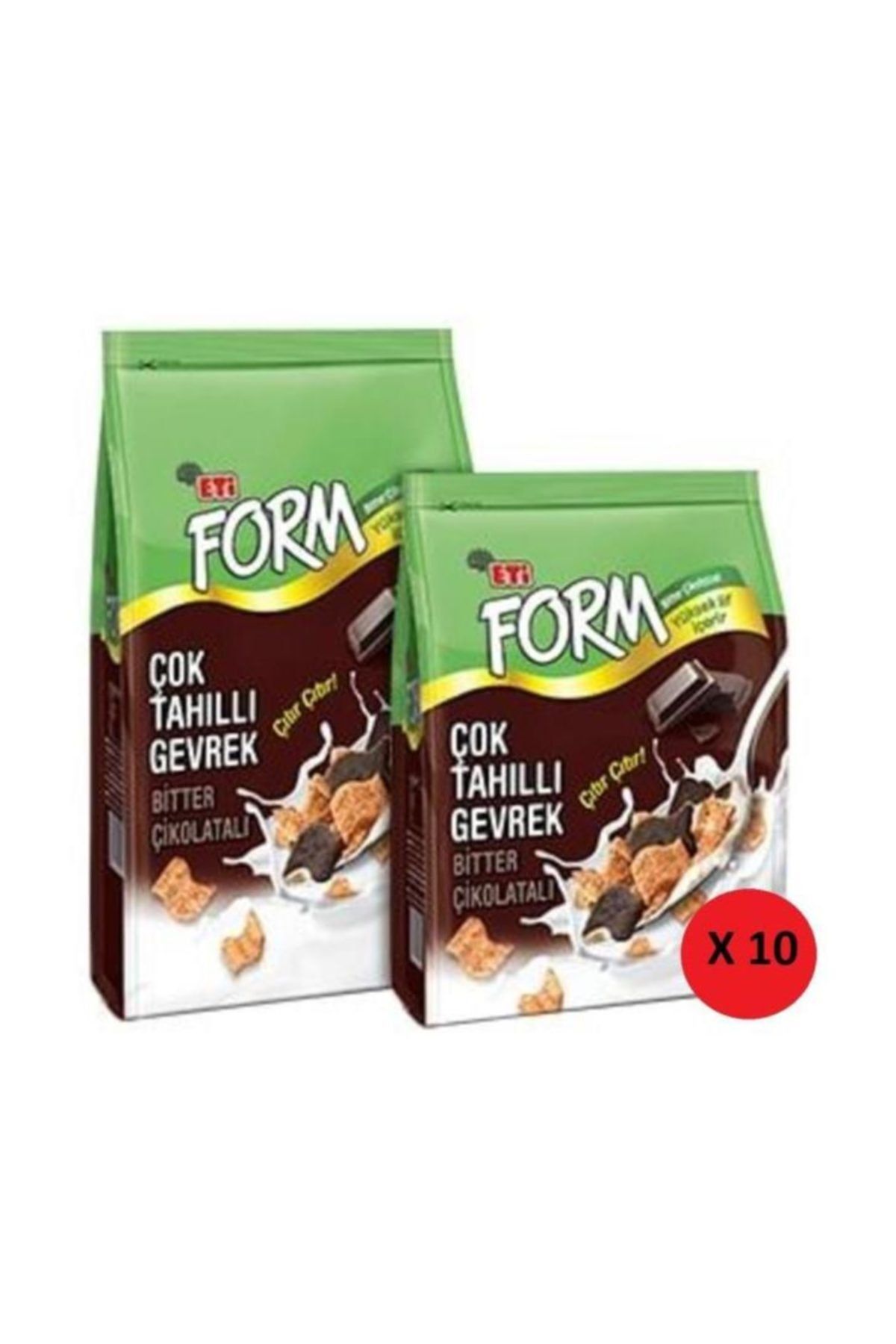 Eti ETİ FORM ÇOK TAHILLI GEVREK BİTTER ÇİKOLATALI 10 X 400 GR