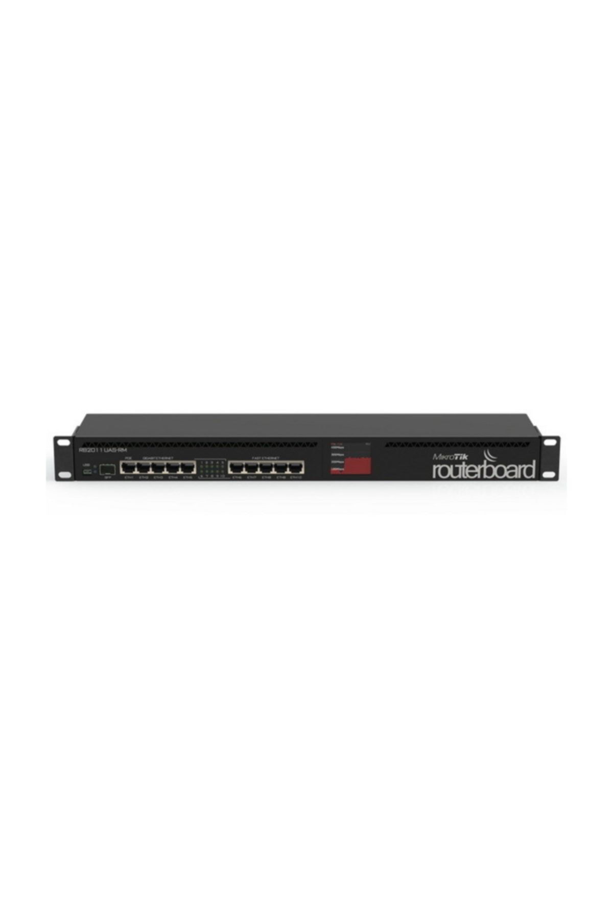 MIKROTIK Rb2011uias-rm 1xsfp, 10 Port  5xlan,5xgbit Lanl5  Lcd 1u  Rackmount Router Firewall