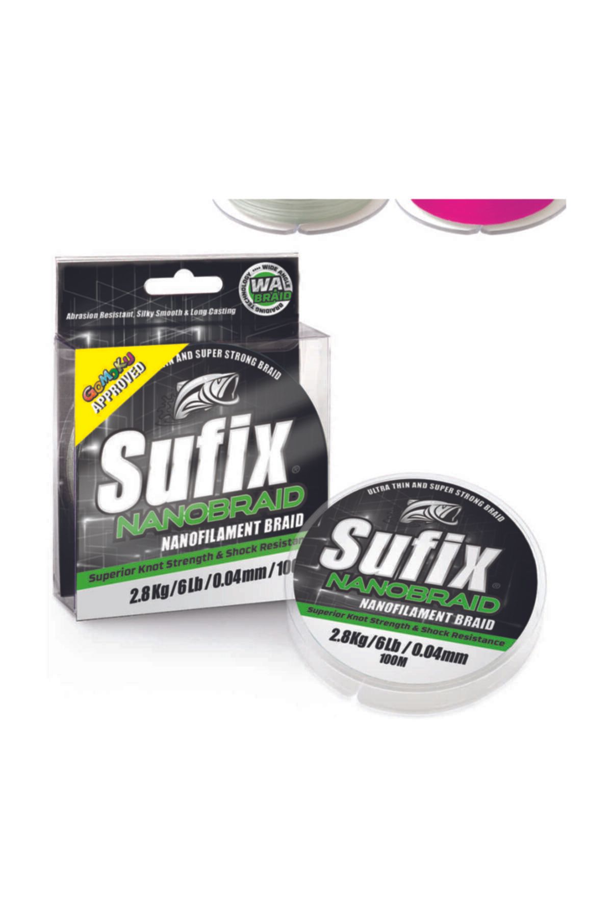 SUFIX Nano Braid İp Misina AQUA CAMO 0.12MM - 100MT - 7.3KG