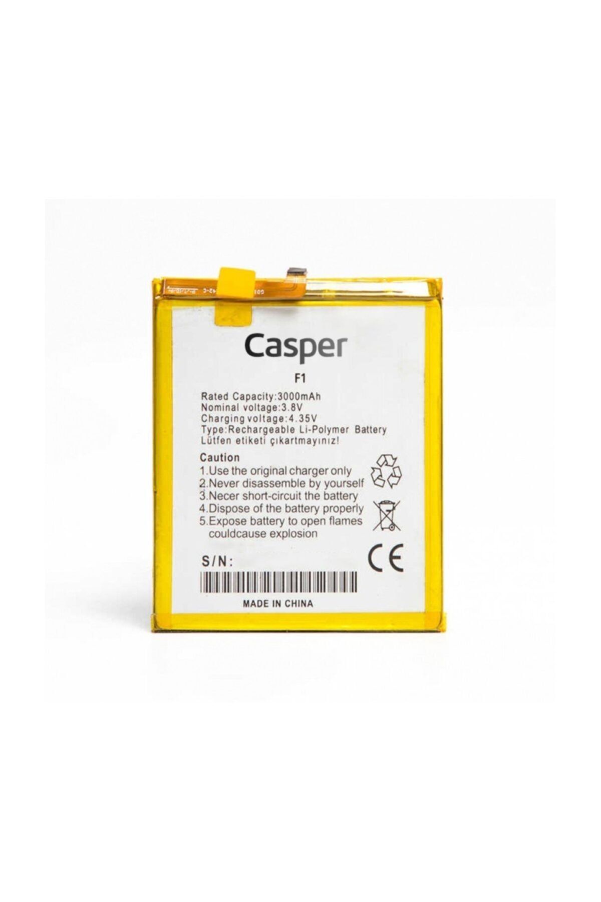 Casper Via F1 Batarya Pil