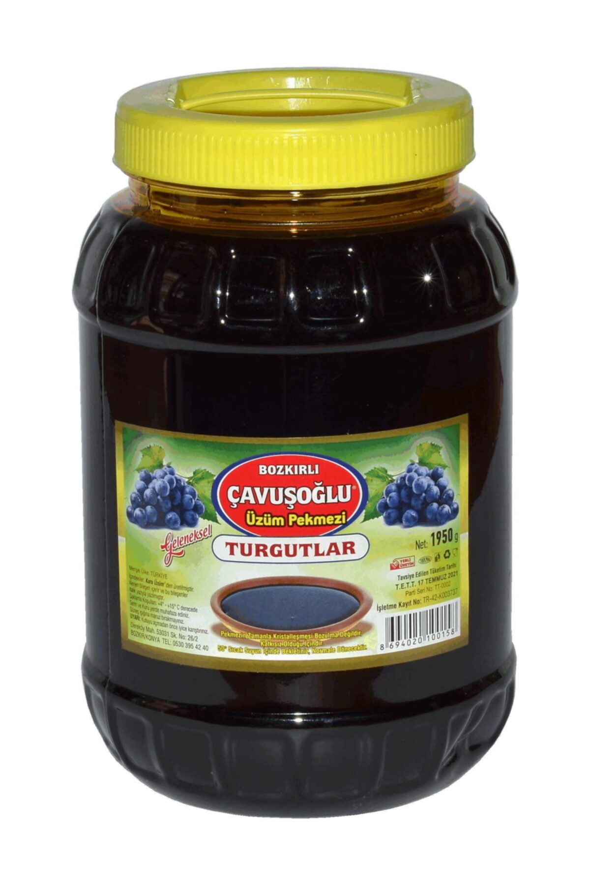 Çavuşoğlu Üzüm Pekmezi 1900gr