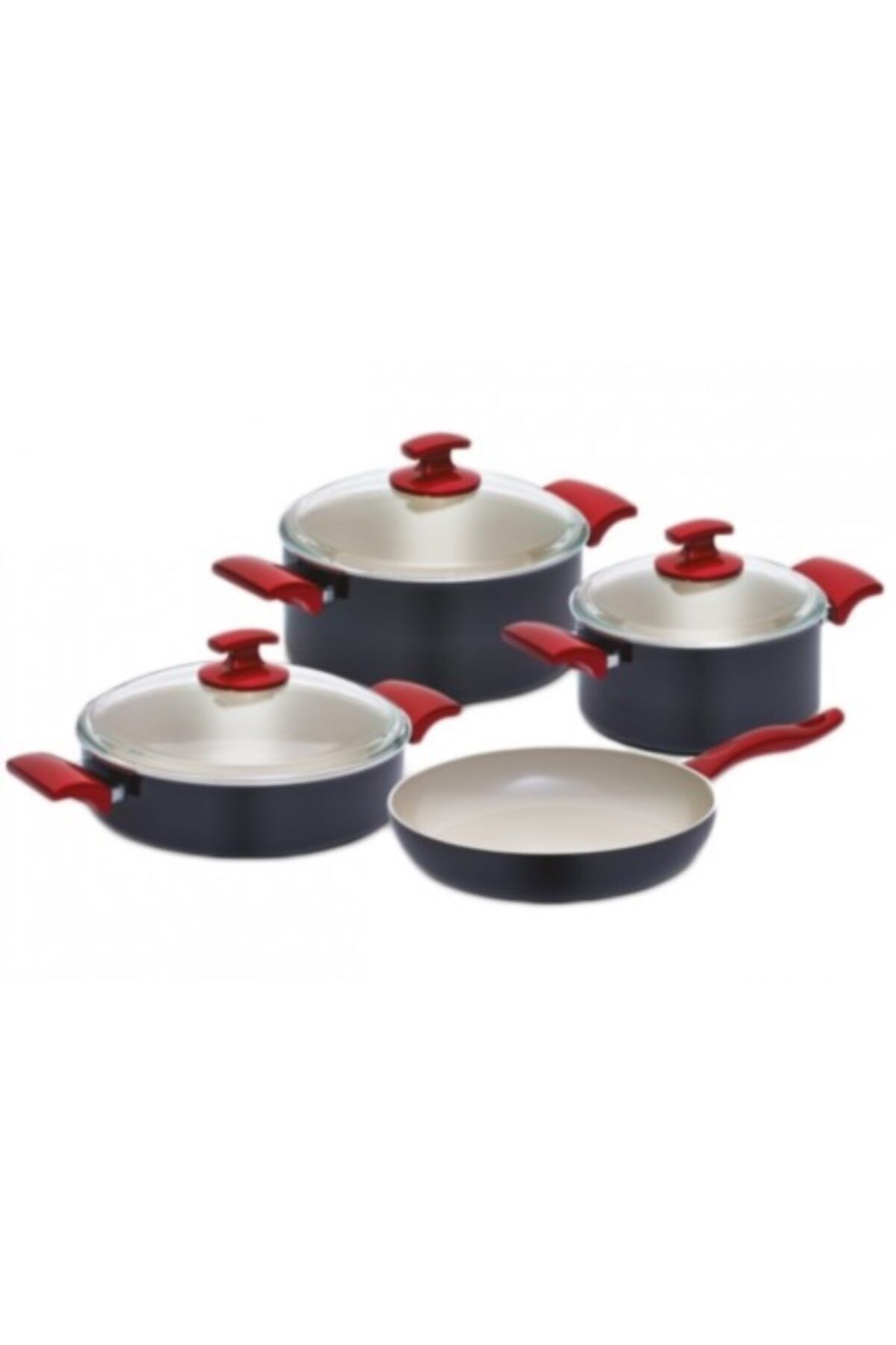 karaca 7 parca non stick ceramica seramik tencere seti fiyati yorumlari trendyol