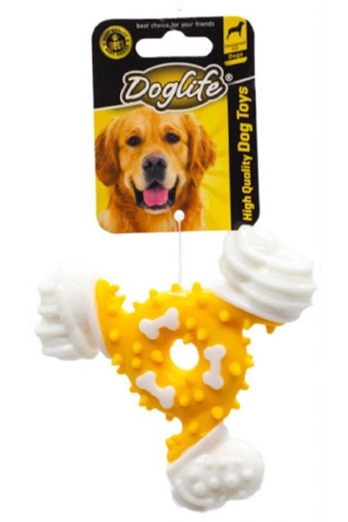 Doglife Köpekler İçin Kauçuk Dental Bone Oyuncak