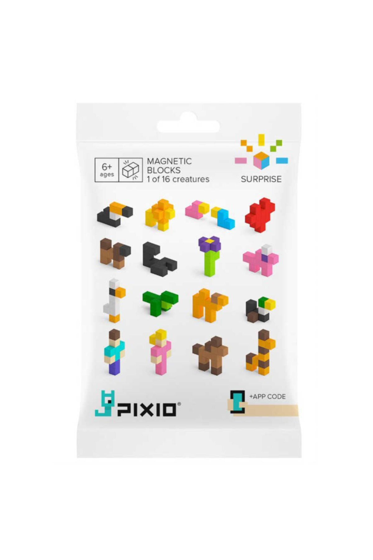 PIXIO Surprise İnteraktif Mıknatıslı Manyetik Blok Oyuncak