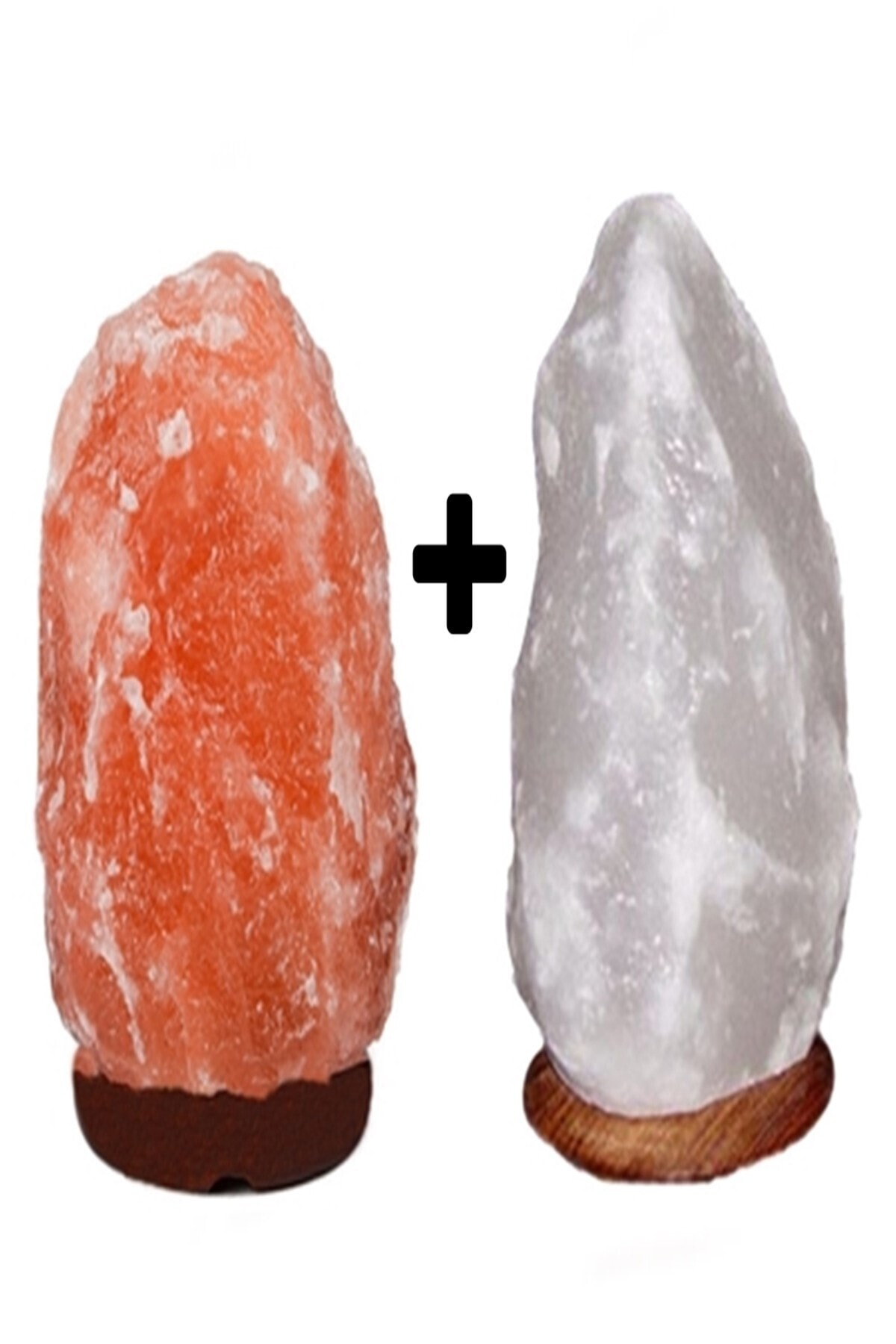 aktarix Himalaya Tuz Lambası 4-6 Kg+ Çankırı Kaya Tuzu Lambası 4-6 Kg, Abajur Gece Lamba