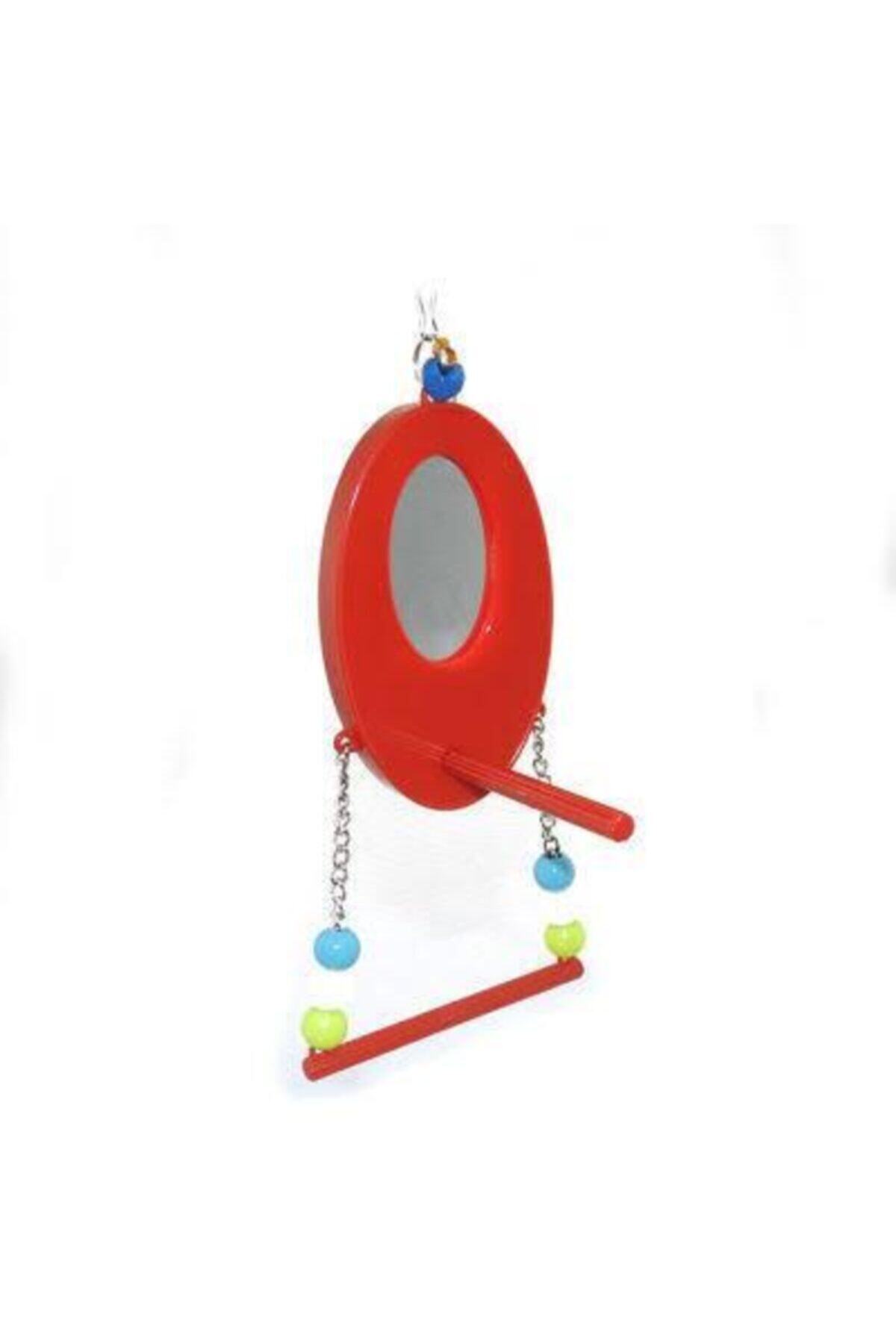 Getreide Lüks Aynalı Kuş Salıncağı ( Mavi Renk )