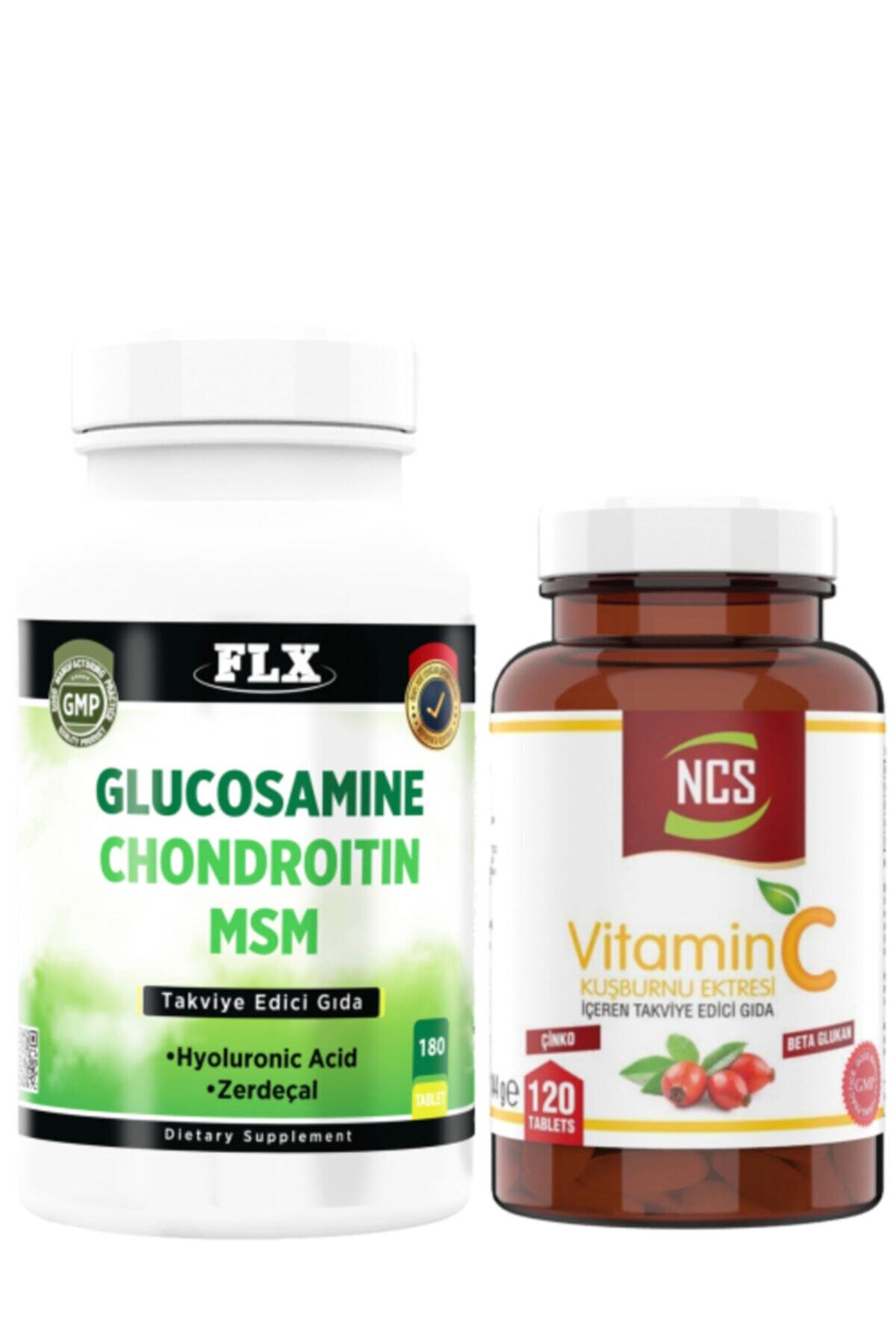 FLX Glucosamine Chondroitin Msm 180 Tablet Ve Vitamin C 120 Tablet