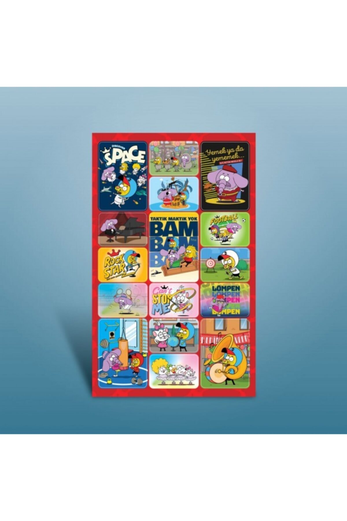Kral Şakir Kuşe Sticker, Çıkartma