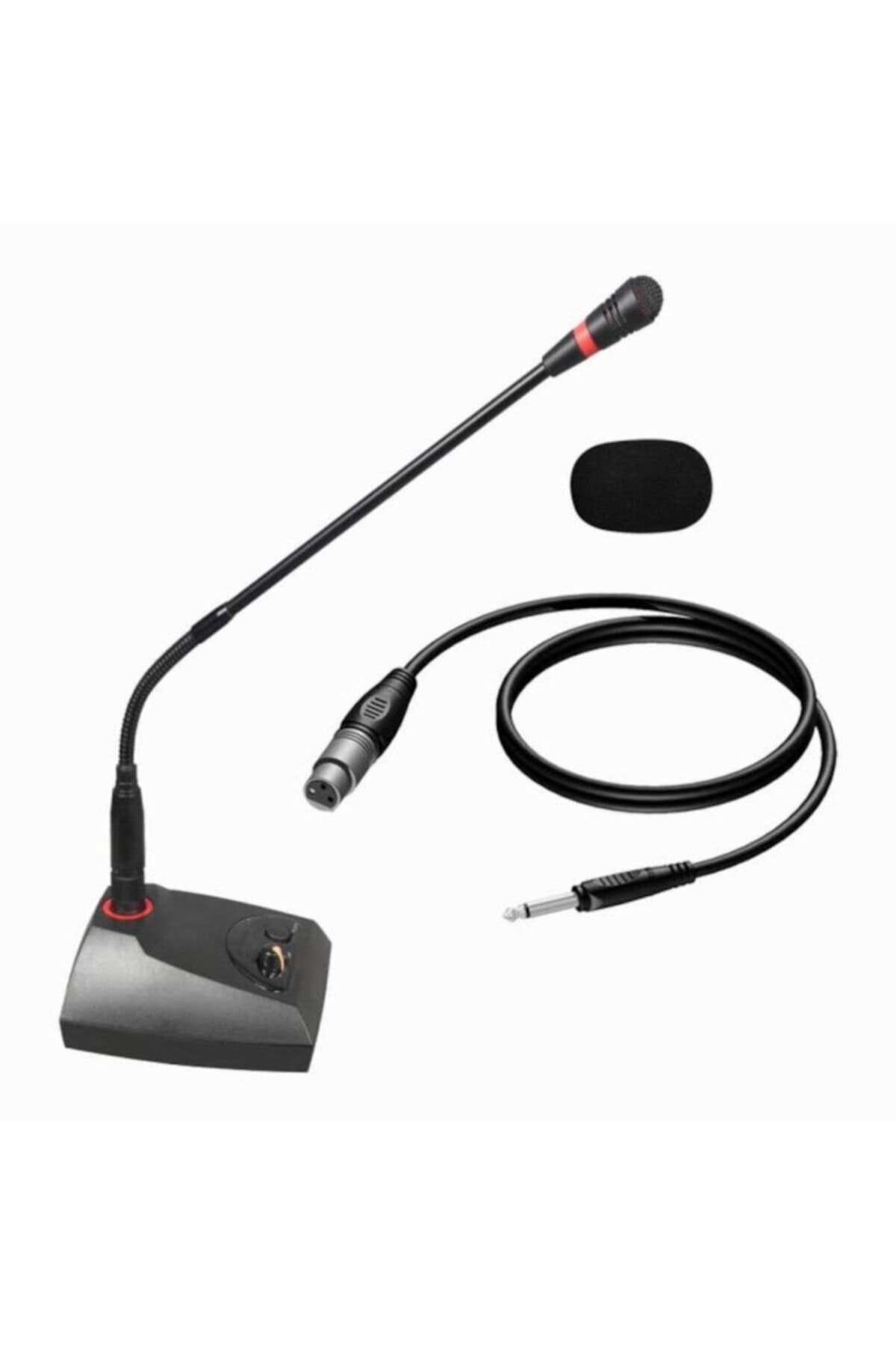 STİ Stı Cr-702 Işıklı Condenser Masa Tipi Kürsü Mikrofonu
