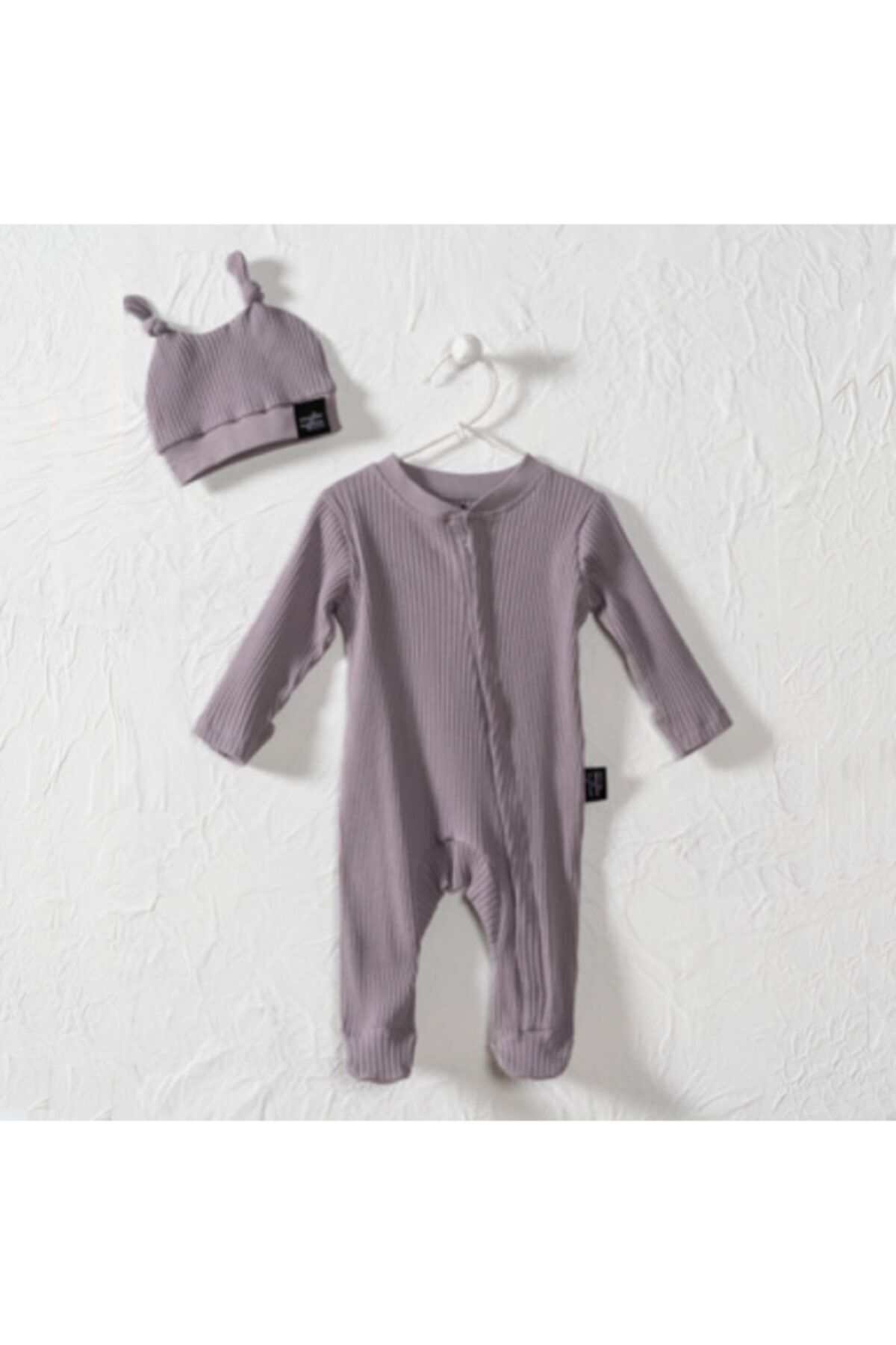 moi noi unisex bebek gri patikli tulum fiyati yorumlari trendyol
