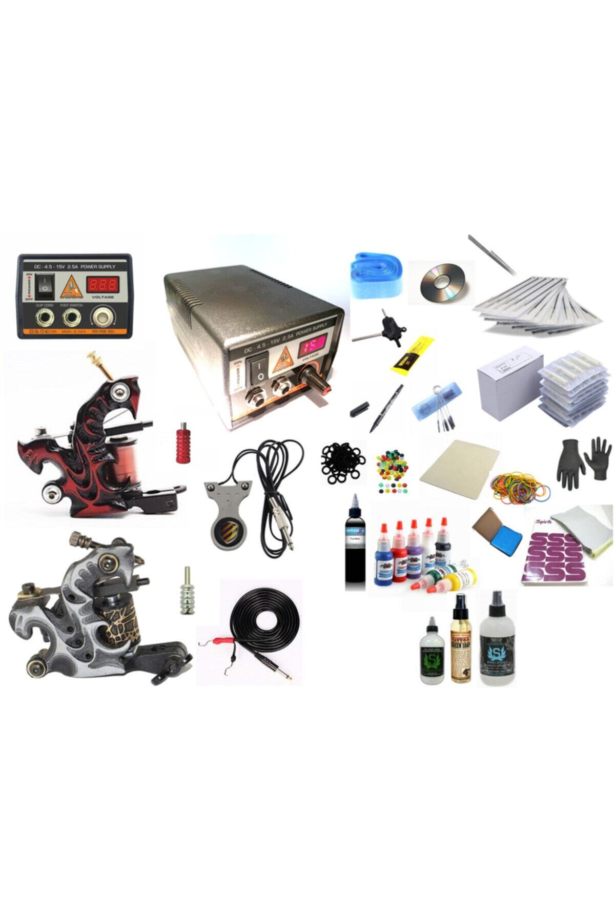 Matrixline 30 Parça Dijital Adaptörlü Dıgıtal Snake Dövme Seti