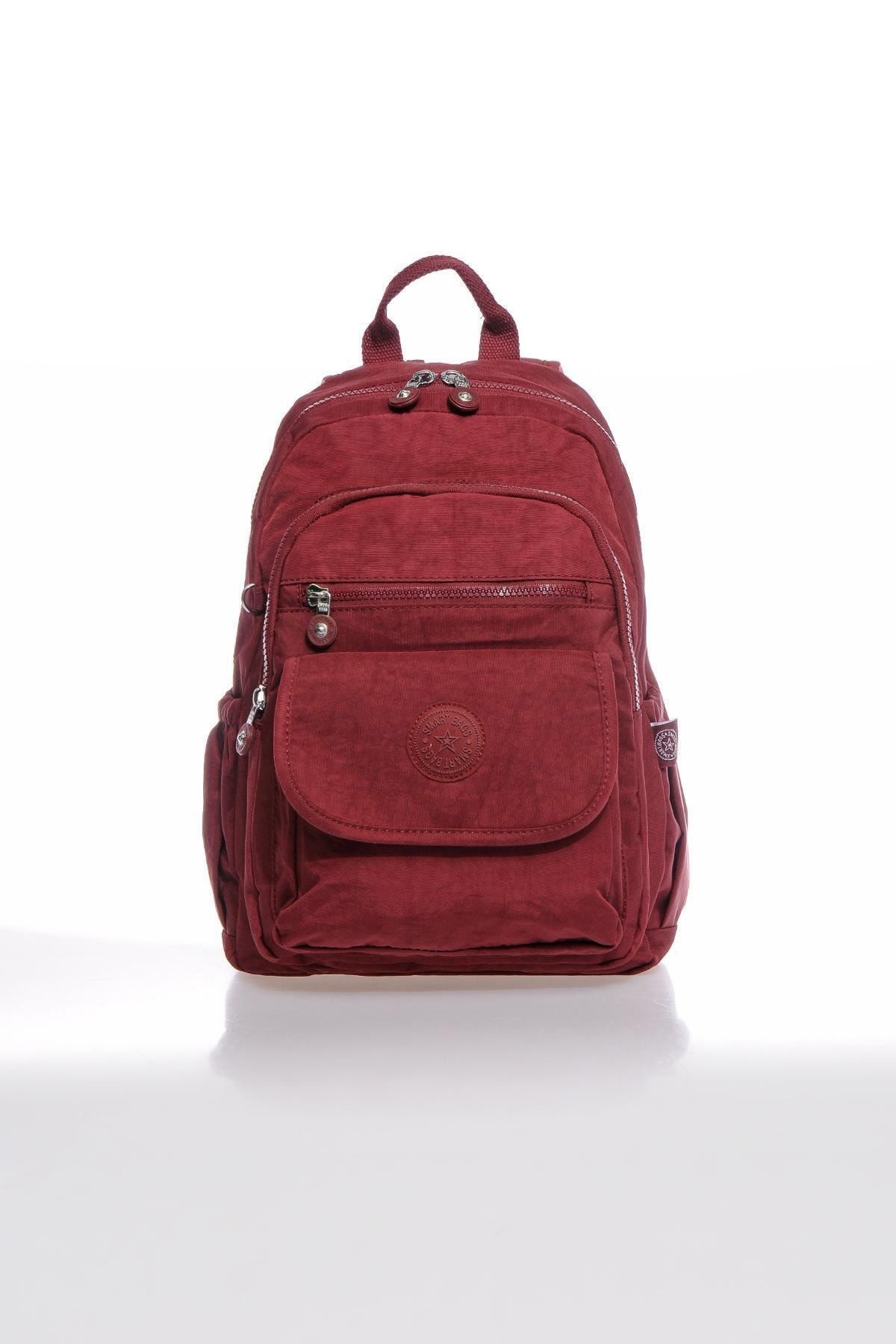 SMART BAGS Smbky1187-y. Bordo Bordo Kadın Sırt Çantası