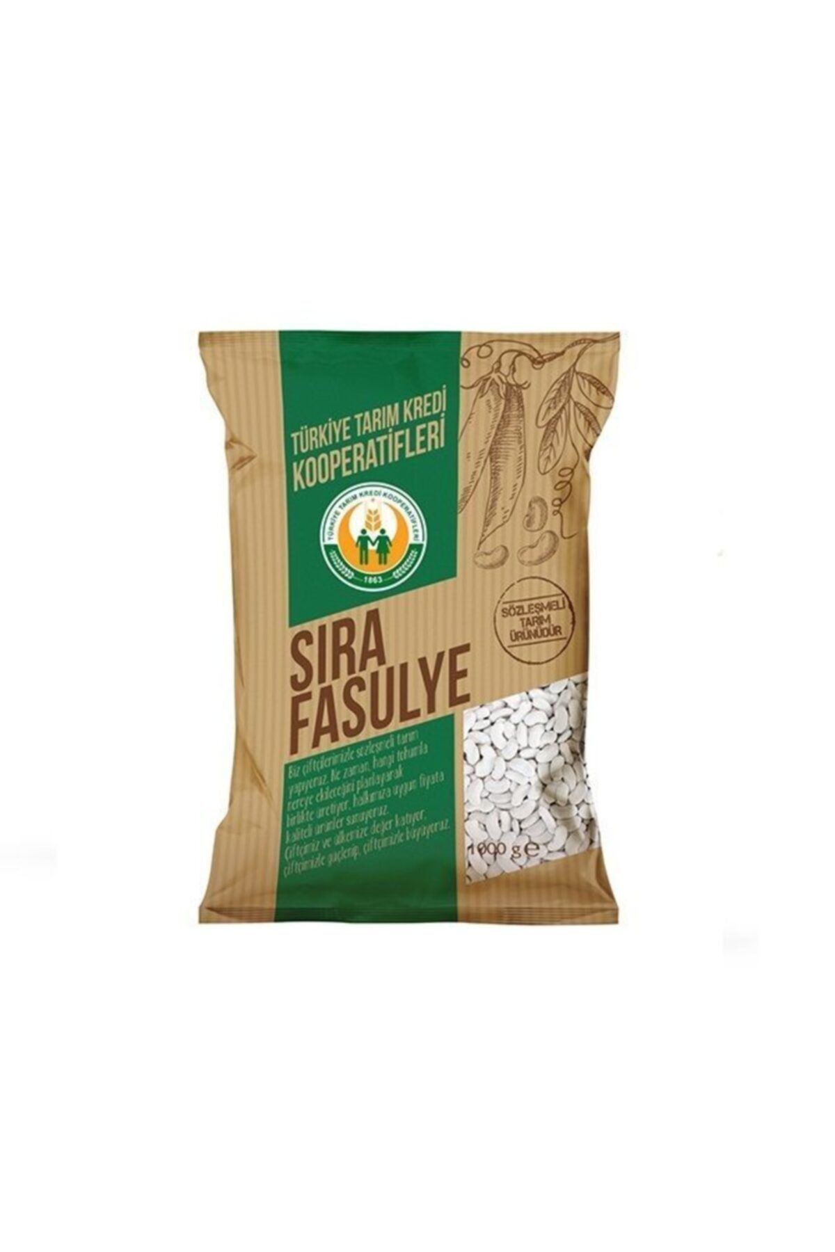 Tarım Kredi Birlik Kuru Fasulye 8mm 1 kg