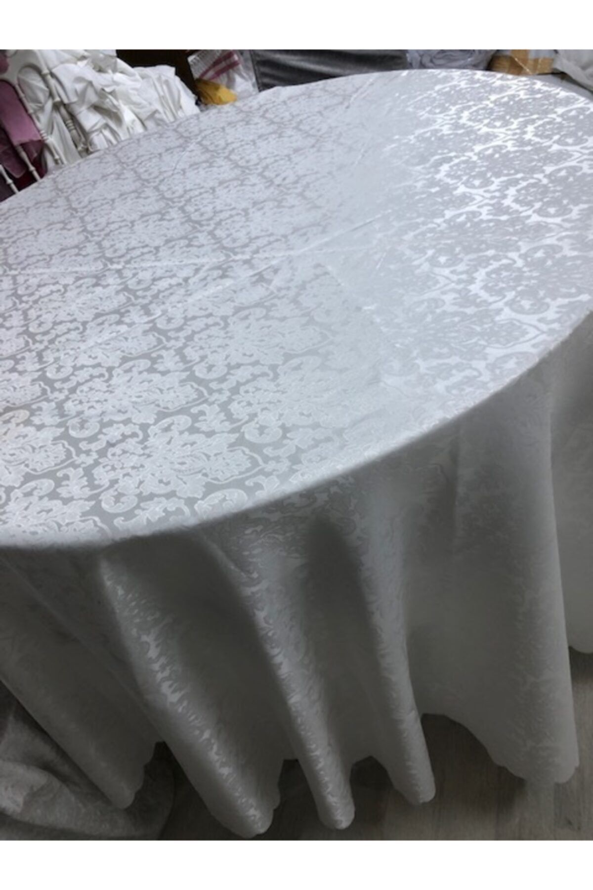 ladantela damask masa ortu yuvarlak 200 cm fiyati yorumlari trendyol