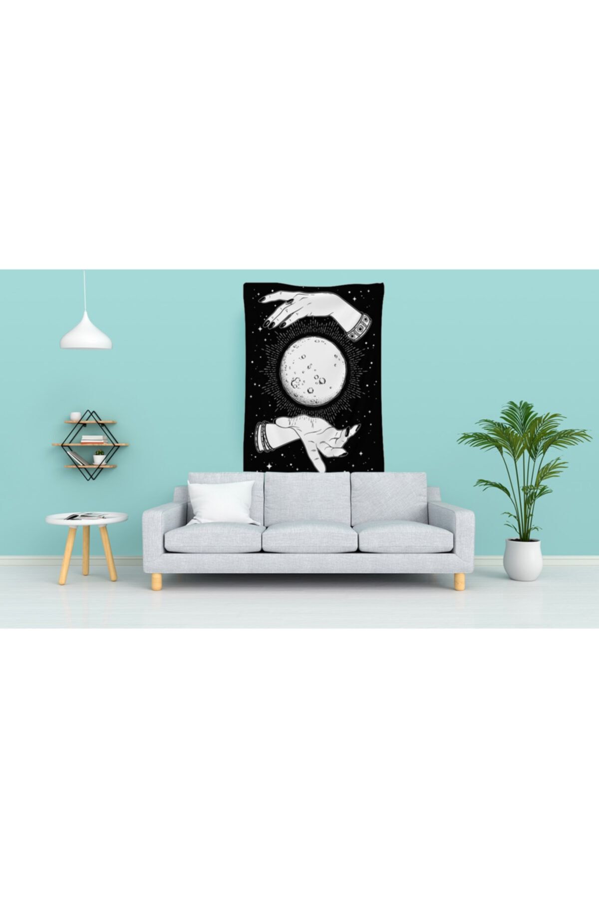 dessan home Dolunay Dikey Duvar Örtüsü