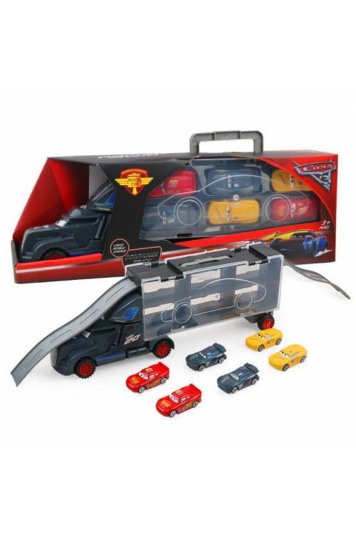 TahtakaleTicaret Şimşek Mcqueen Tırı + 6 Adet Araba Seti