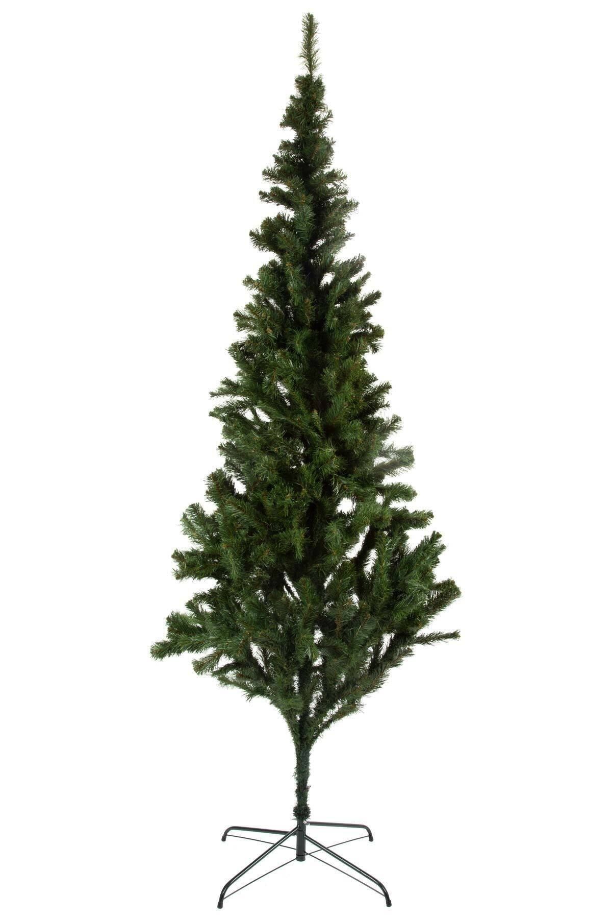 Kullan At Market Yılbaşı Lüks Yeşil Çam Ağacı 240 Cm 470 Dal Demir Ayaklı 1 Adet