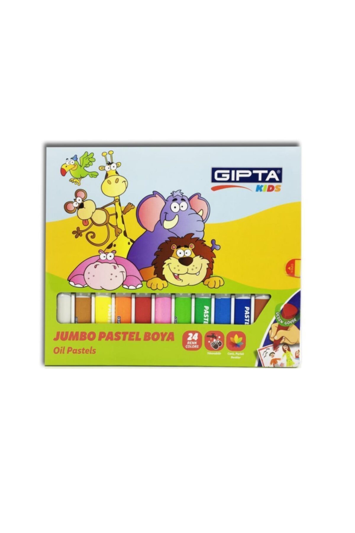 Gıpta Pastel Boya Jum.yık.14 Mm 24 Renk