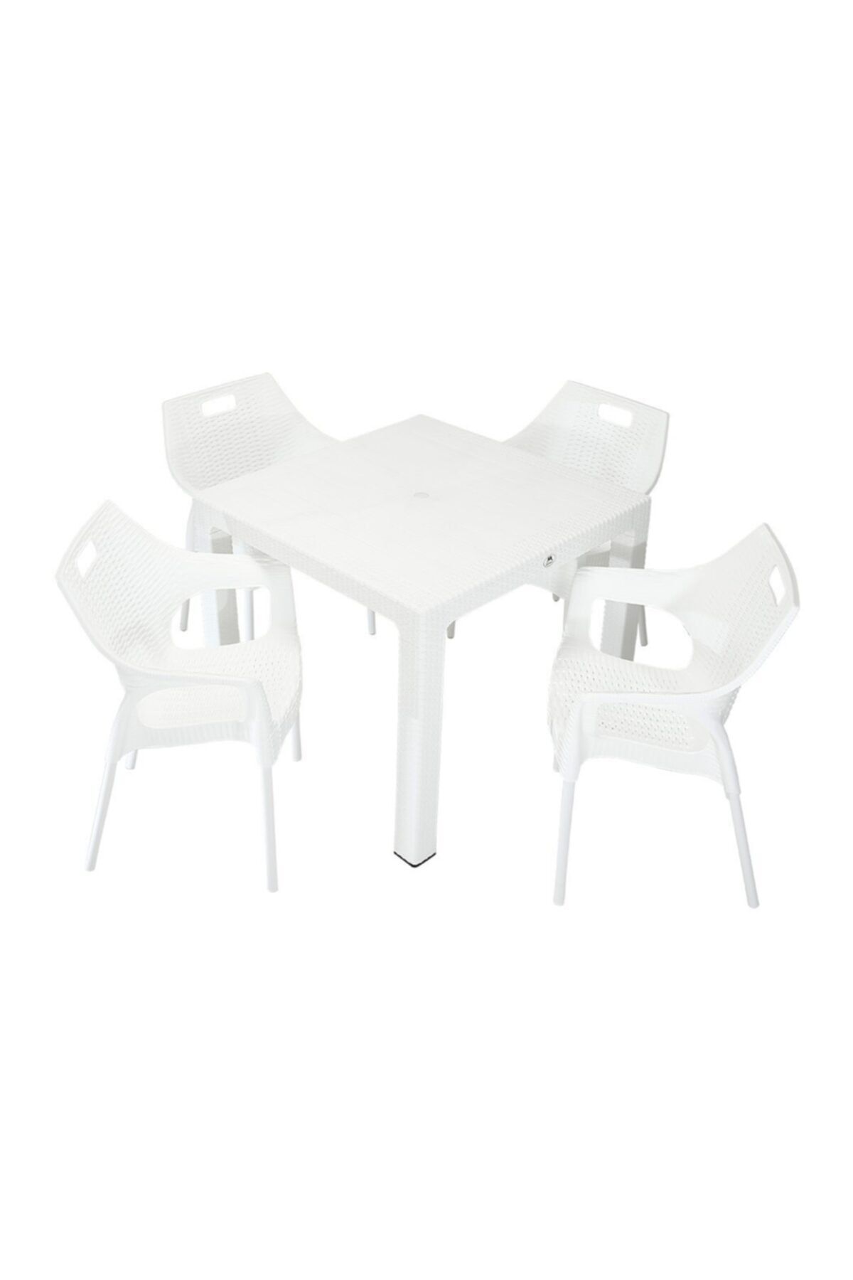 Mandella Elit Rattan 90x90 Star Koltuk Masa Takımı