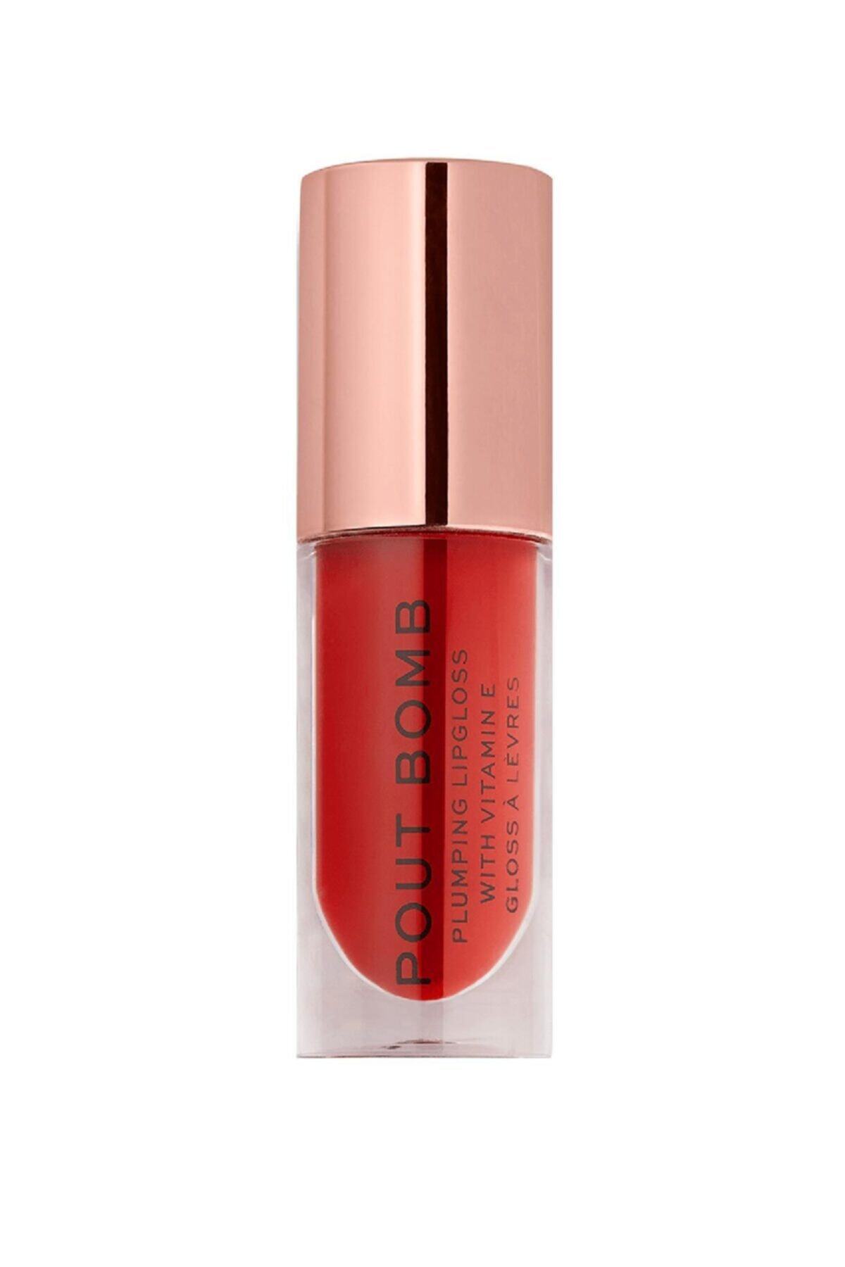 MAKEUP REVOLUTION Revolution Dudak Dolgunlaştırıcı Ve Parlatıcı - Pout Bomb Plumping Gloss - Juicy
