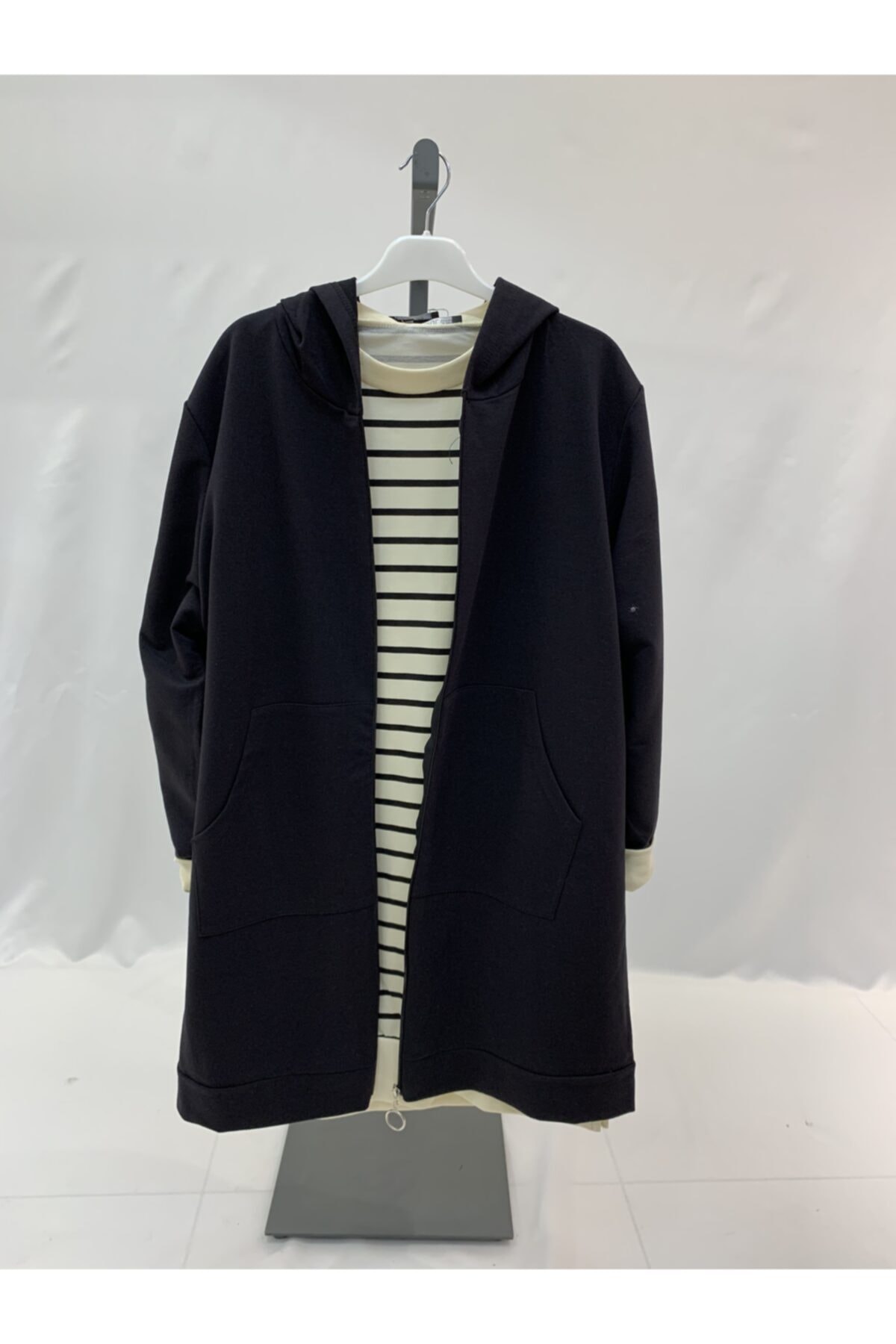 ASES Fermuarlı Kapüşonlu Sweat