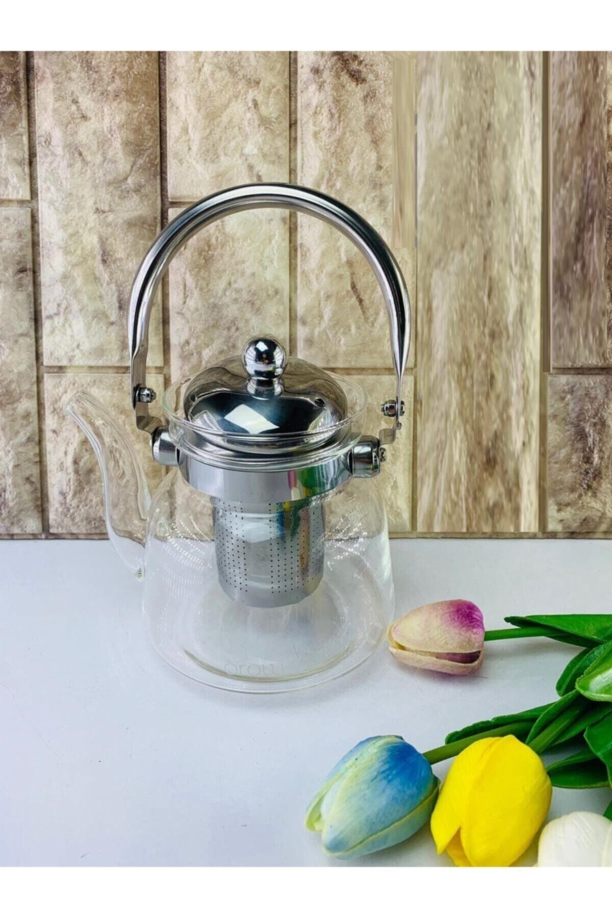 AROW Isıya Dayanıklı Cam Demlik 800ml
